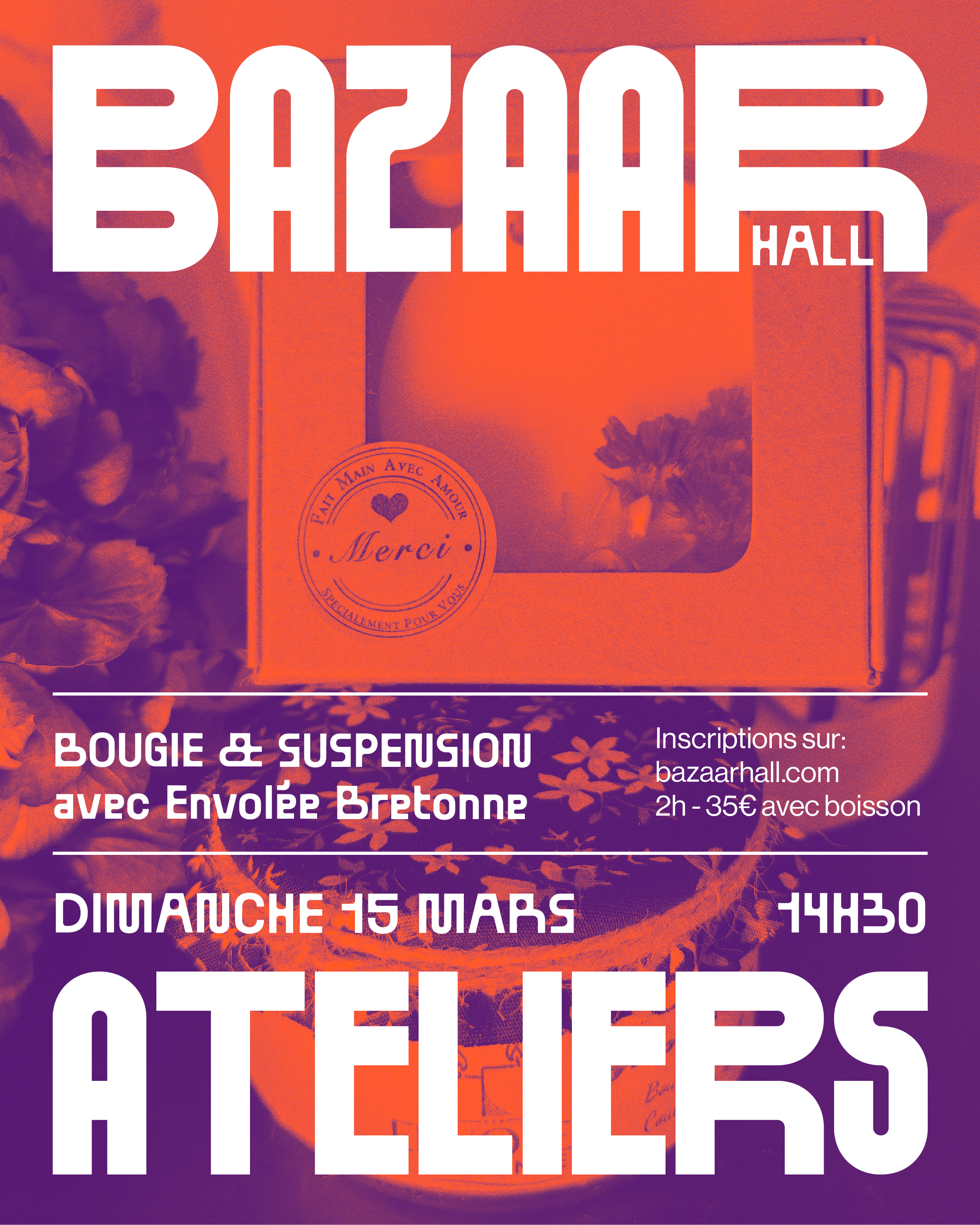 Atelier Créatif - Bougie et suspension