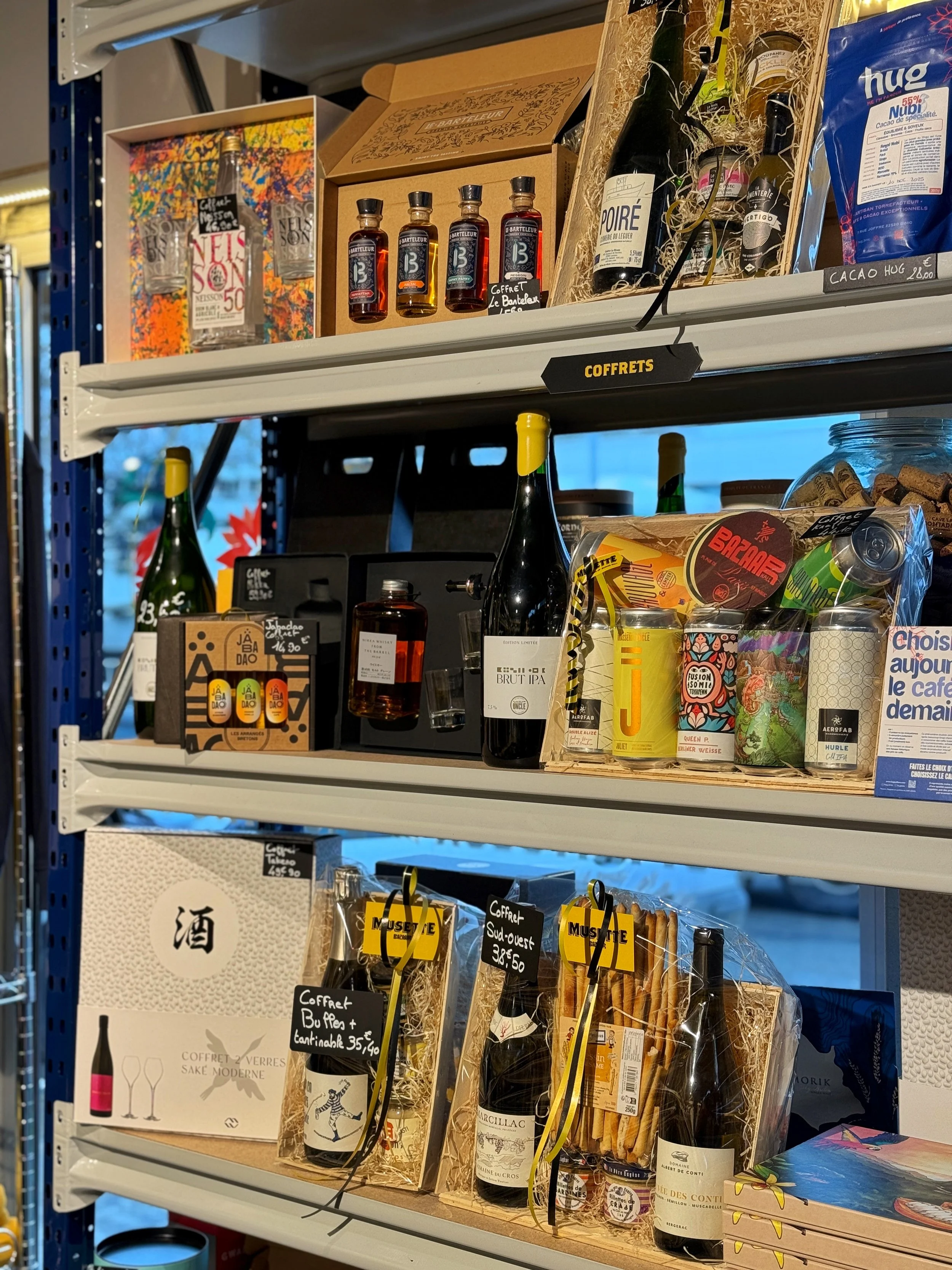 Coffrets cadeaux chez Musette