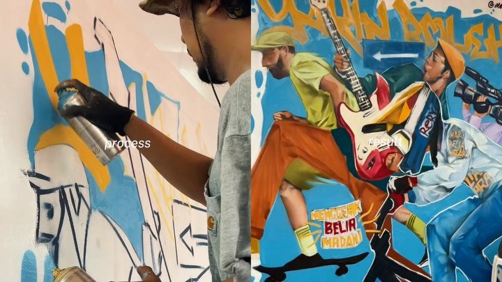 Process + result.

Our MINI WALL BATTLE isnt just a competition. It is a space for emerging artists to experiment, create, and turn blank panels into something alive.