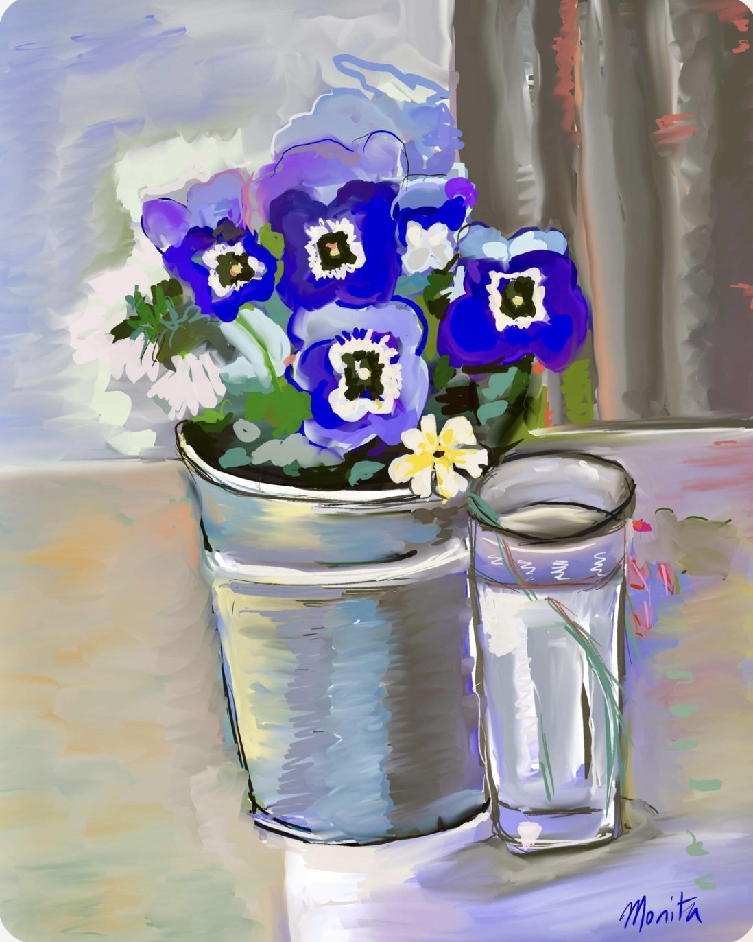 Pansies Still Life