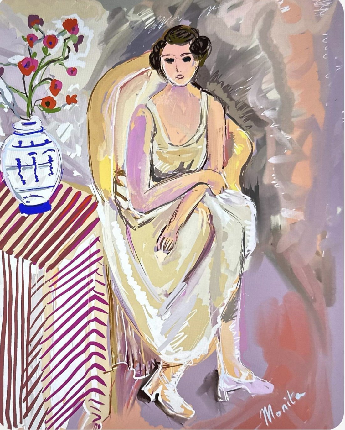Lady In White
