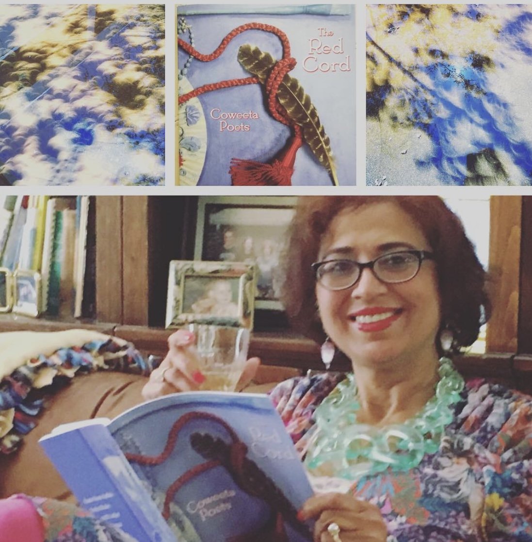 Reading my poems in The Red Cord