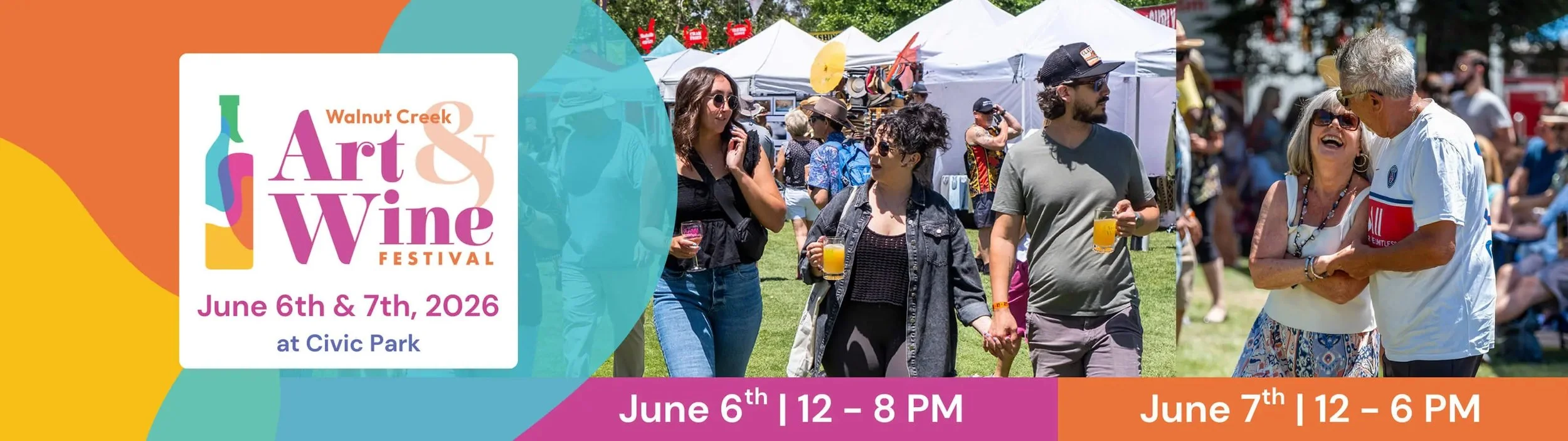 Say Hello to Summer at the 42nd Annual Walnut Creek Chamber Art &amp; Wine Festival; New Location in Civic Park!