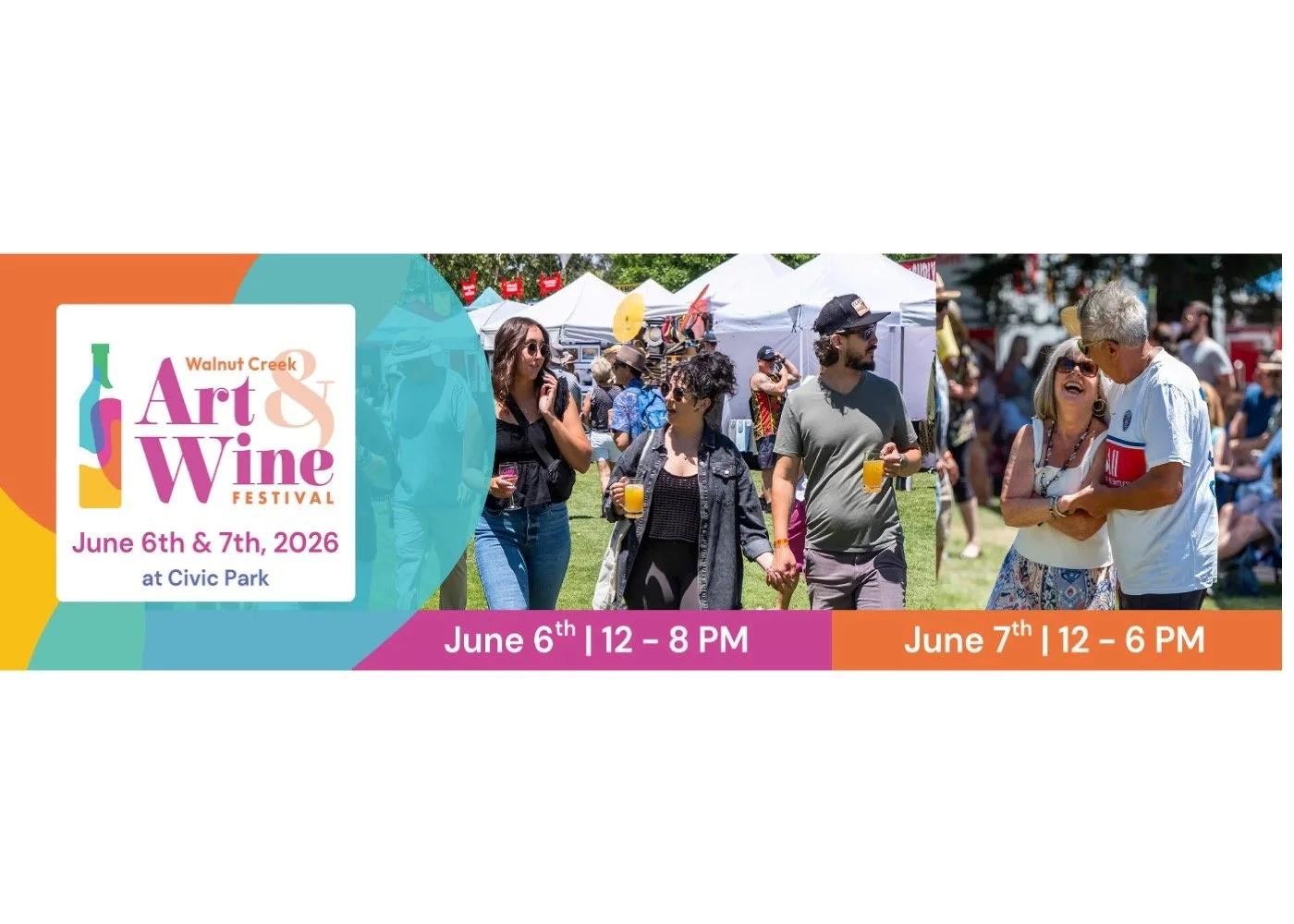 Say Hello to Summer at the 43nd Annual Walnut Creek Chamber Art &amp; Wine Festival in Civic Park, June 6 &amp; 7
