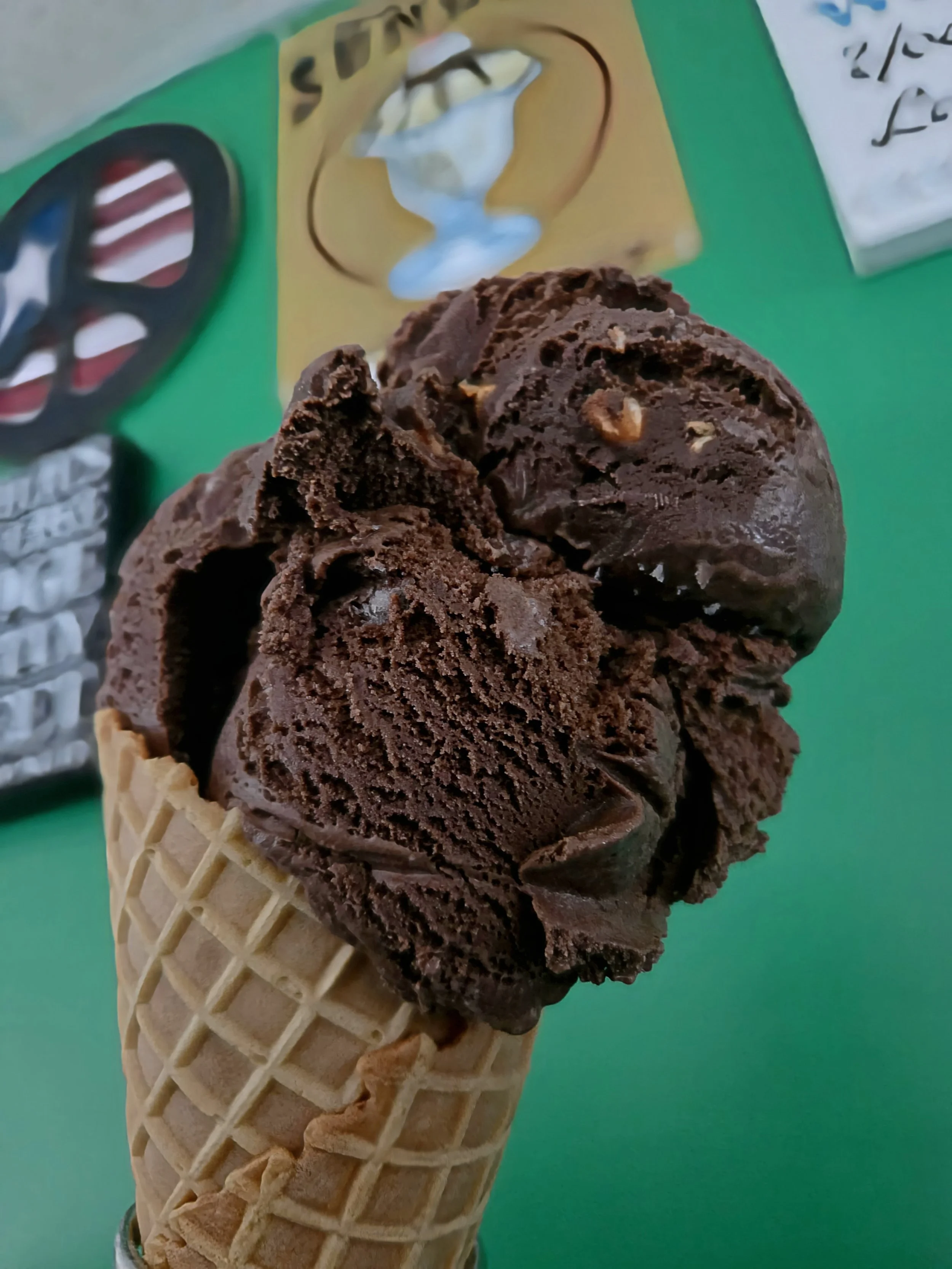 Black N Gold Waffle Cone.jpg