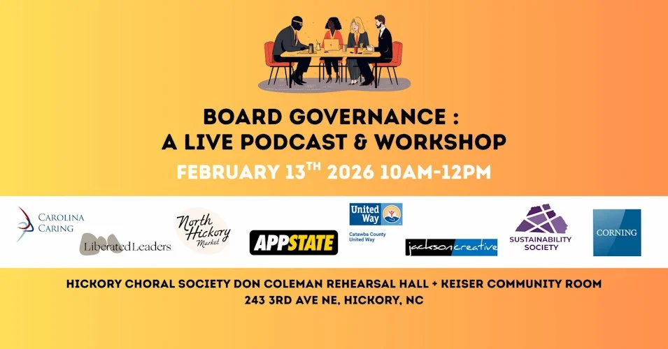 Board Governance: A Live Podcast &amp; Workshop