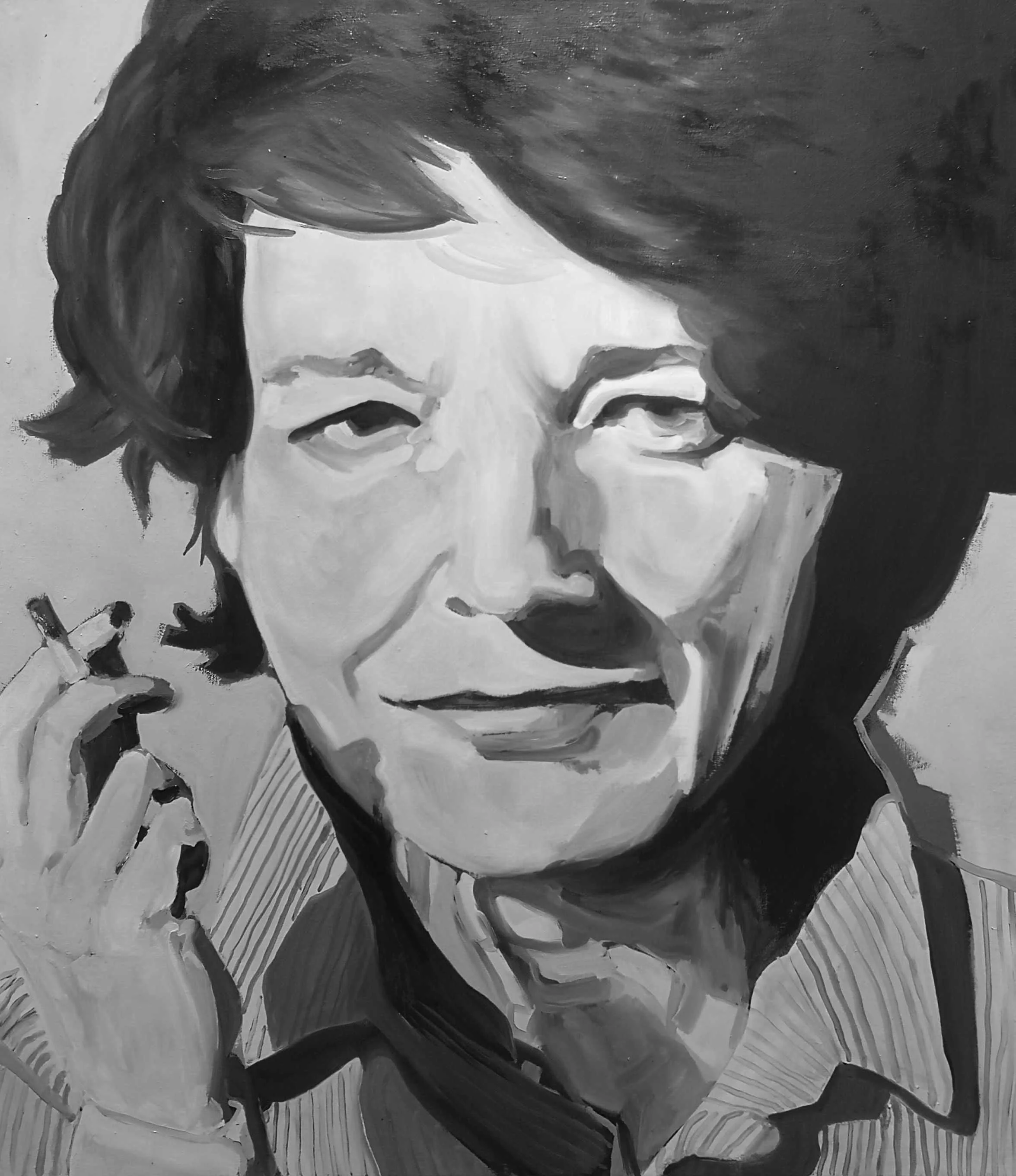 Bettina Köster 
(70x80cm, oil on canvas)