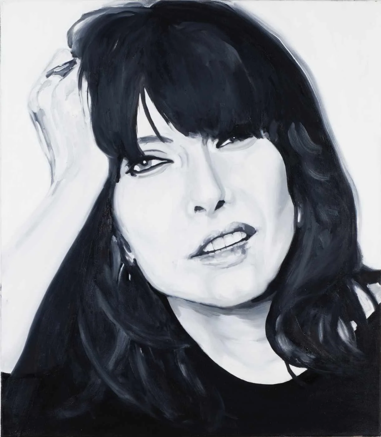 Chrissie Hynde 
(70x80cm, oil on canvas)