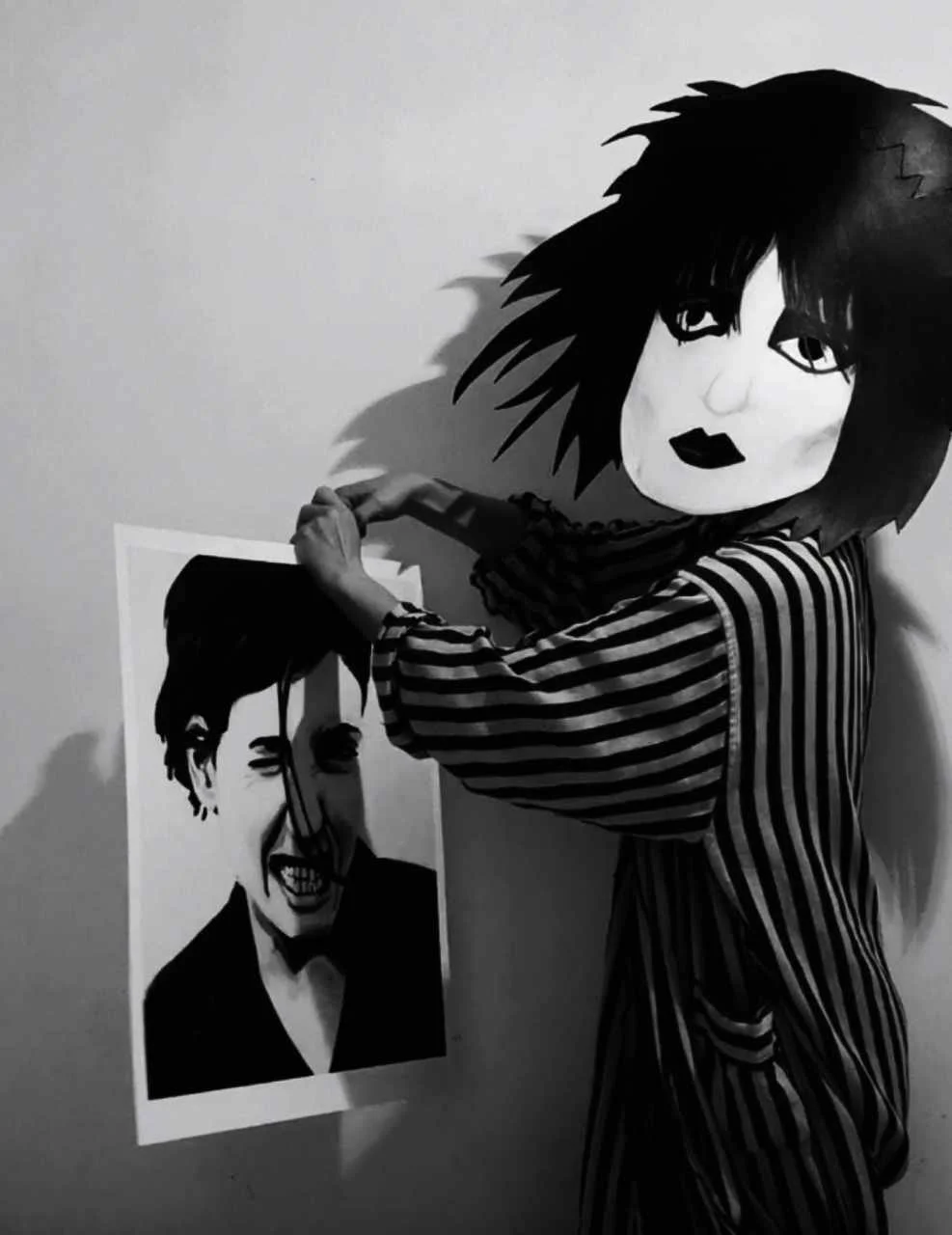 Siouxsie Mask I
(Acylic on cardboard)