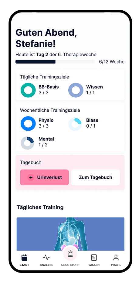 Mictera Trainingsfortschritt