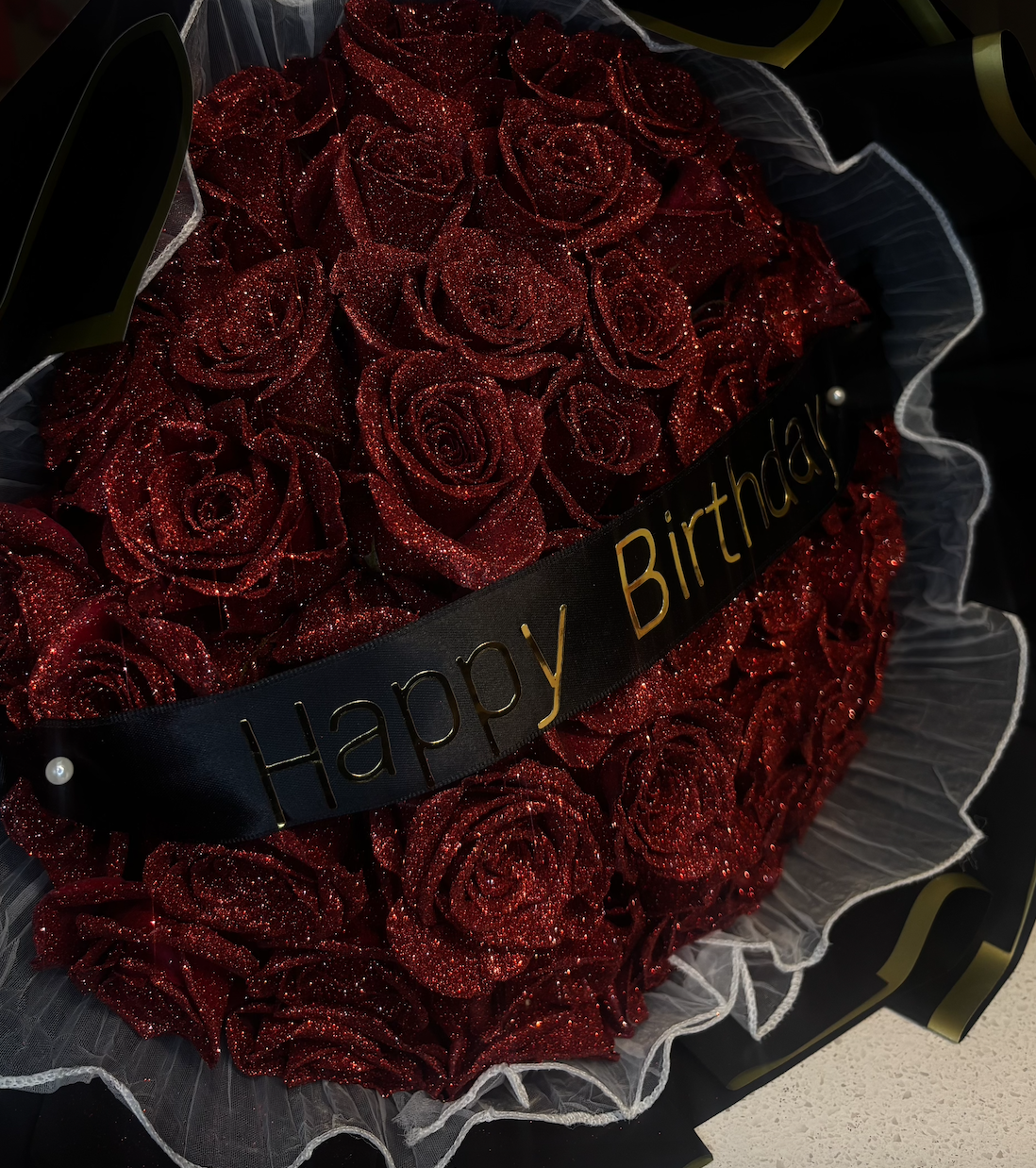 Rose Glitter Bouquet