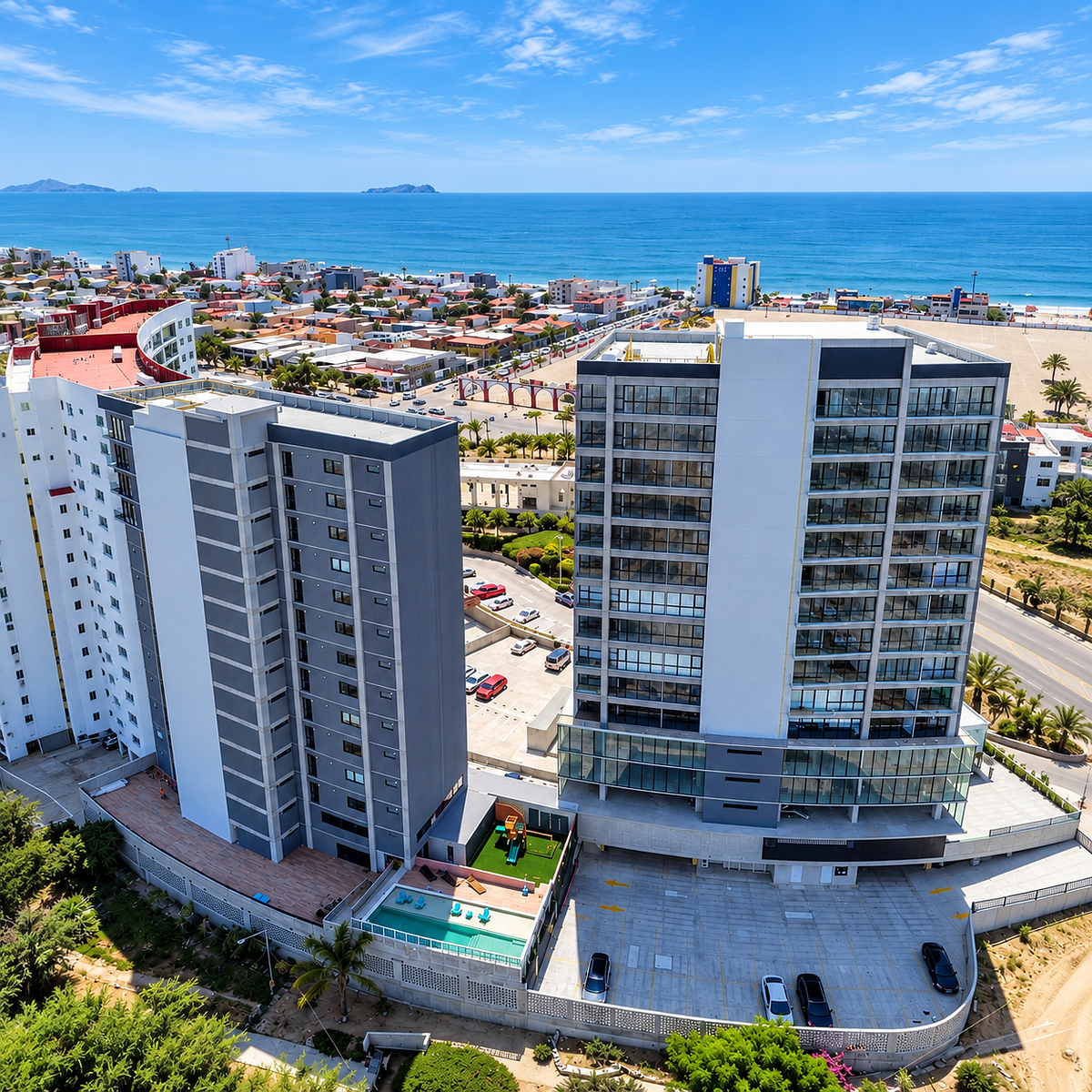 Departamento The Wesley The Tenenbaum (2 recámaras) Vista al Mar