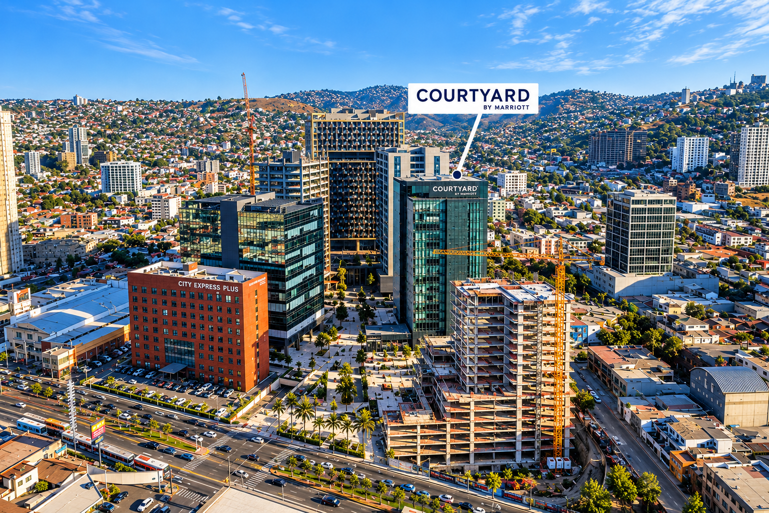 Local comercial en renta en Courtyard by Marriott Tijuana, Plaza Toreo 263m² 