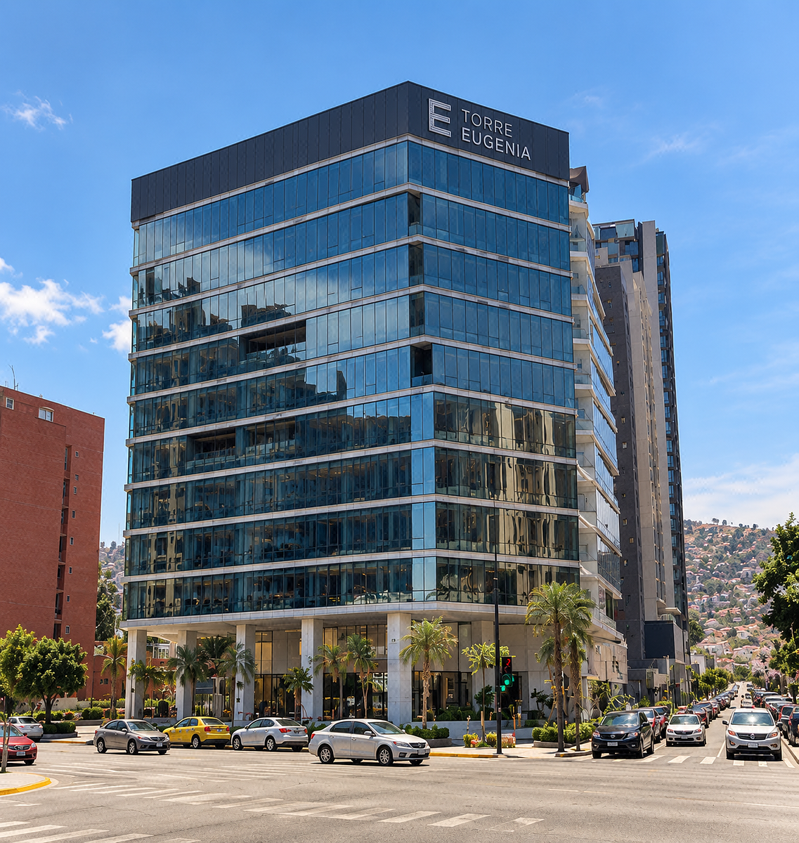 Oficina nueva en renta Torre Eugenia, 198 m² 