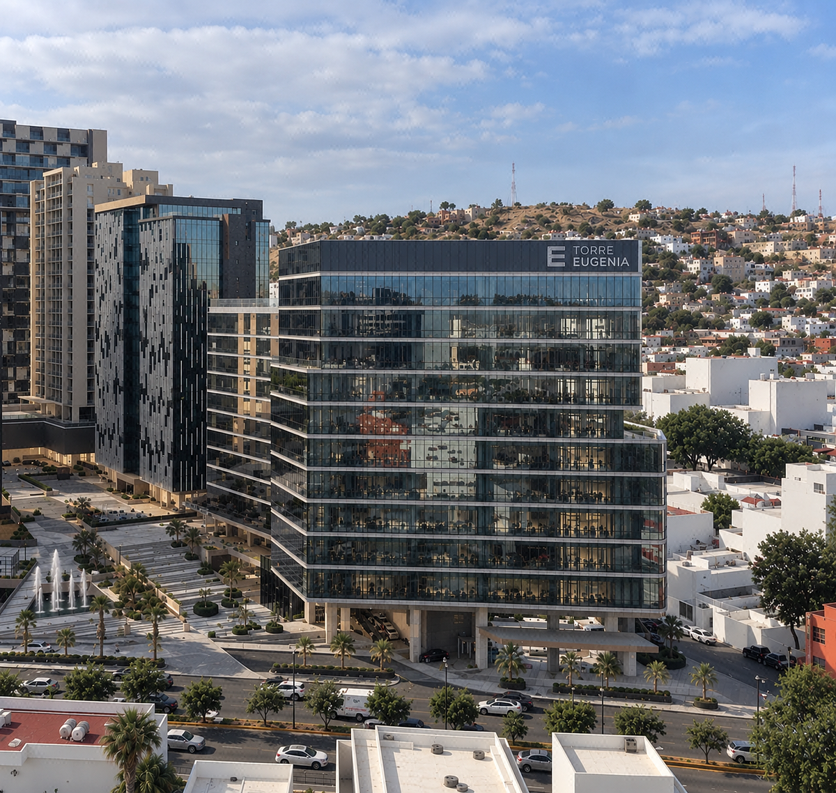 Oficina nueva en renta Torre Eugenia, 298 m²