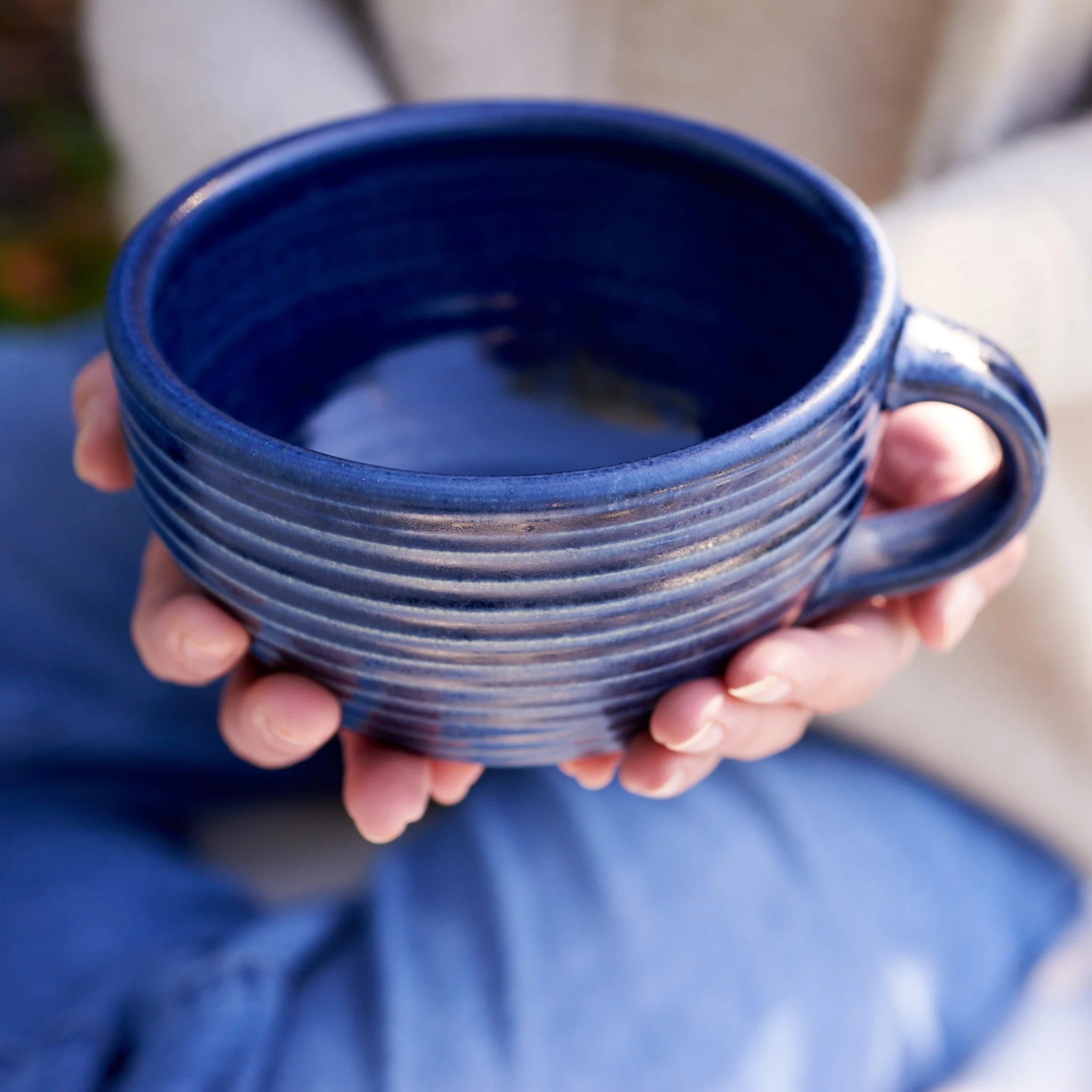 Ridges Porringer in Denim