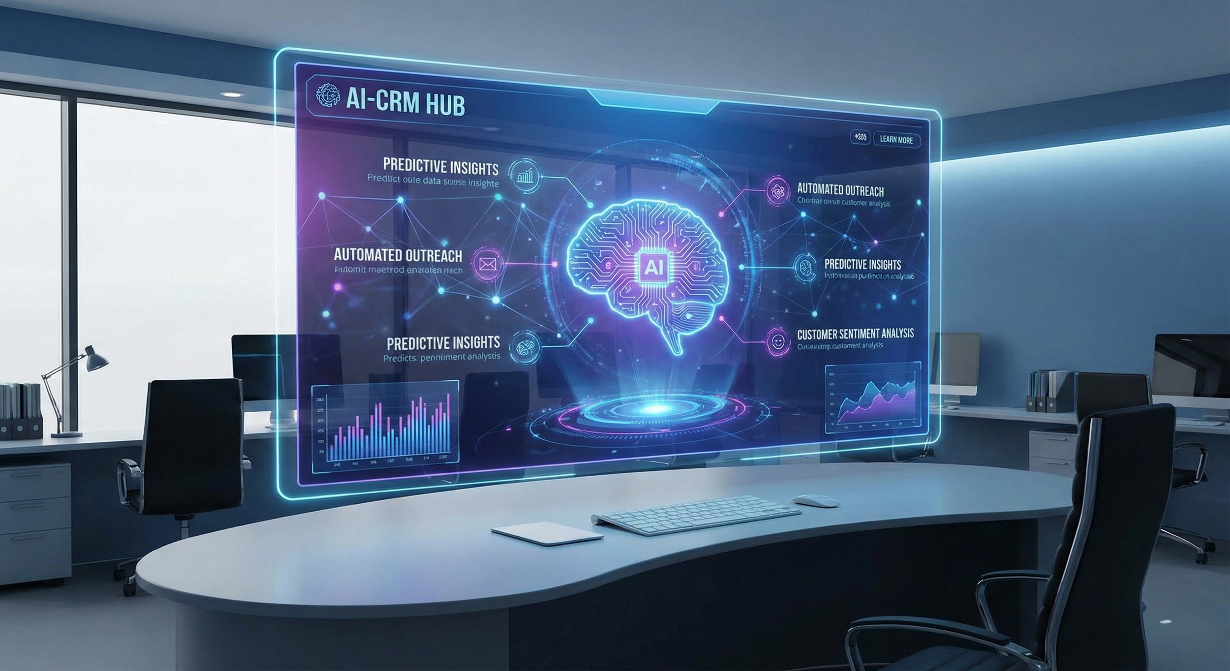 AI powered CRM on a PC