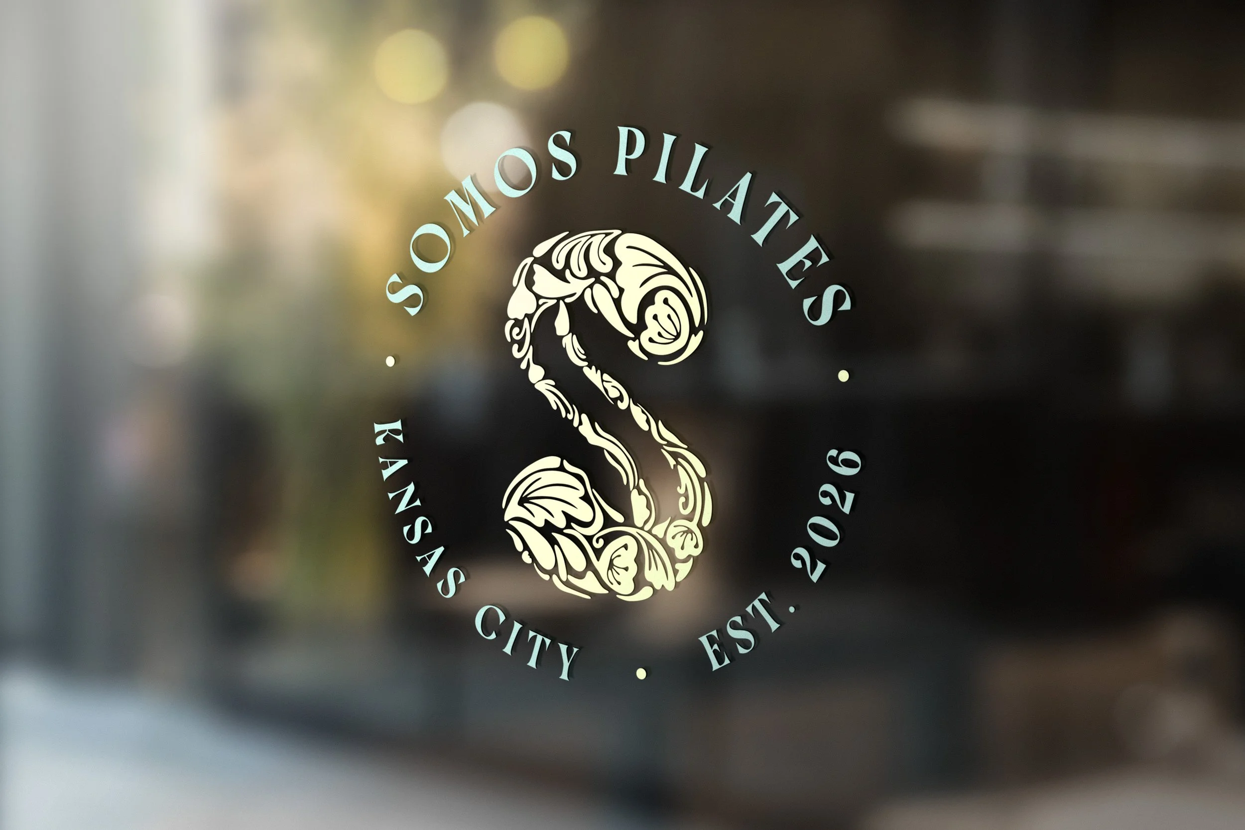 Exterior window signage