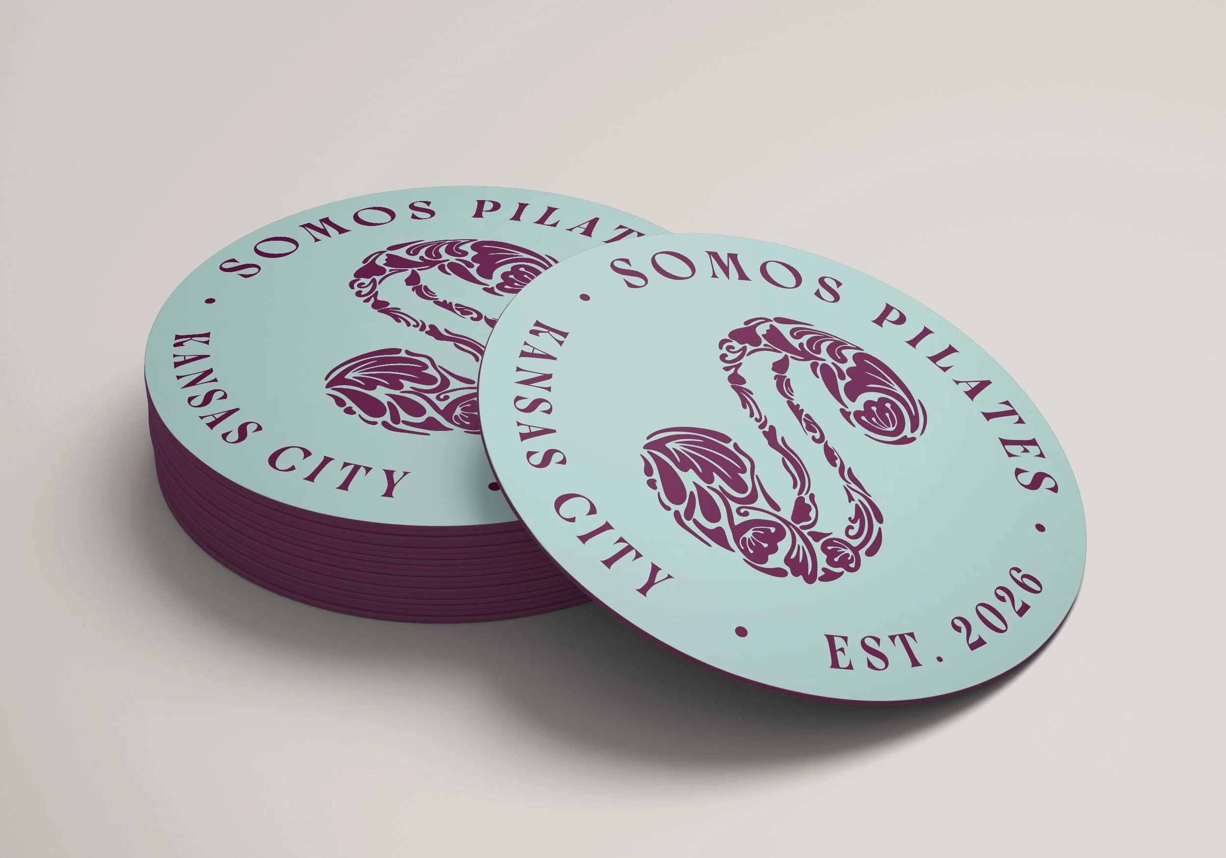 Coasters for the client's love of diet coke