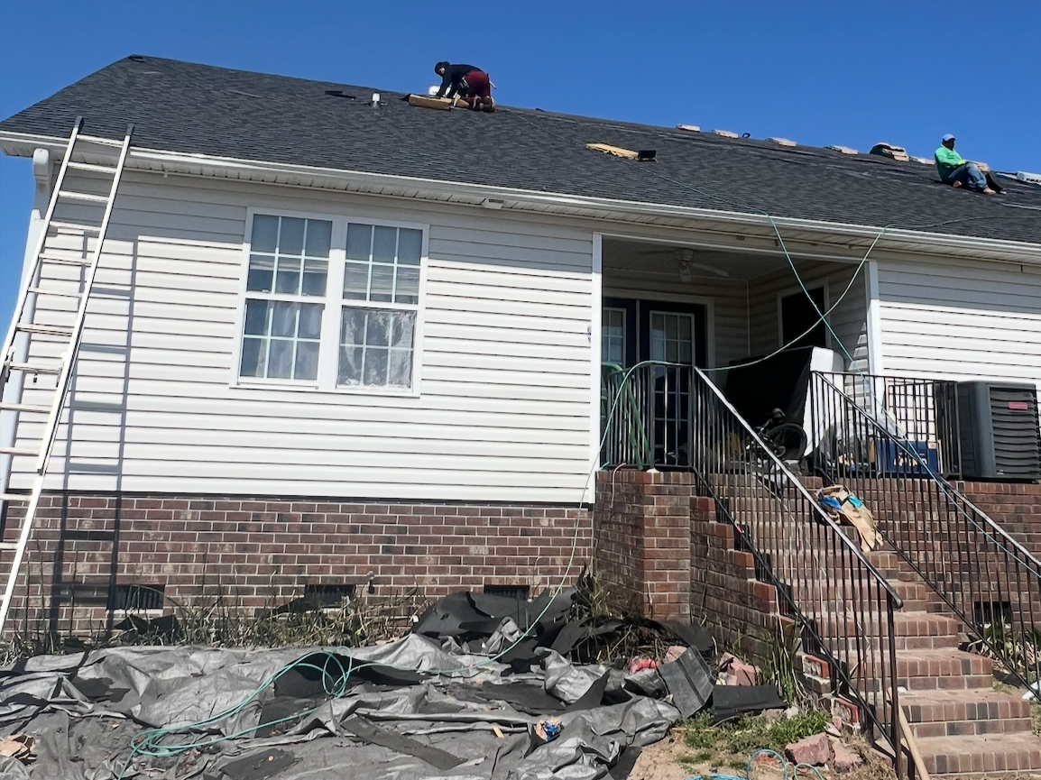 Residential roof replacement