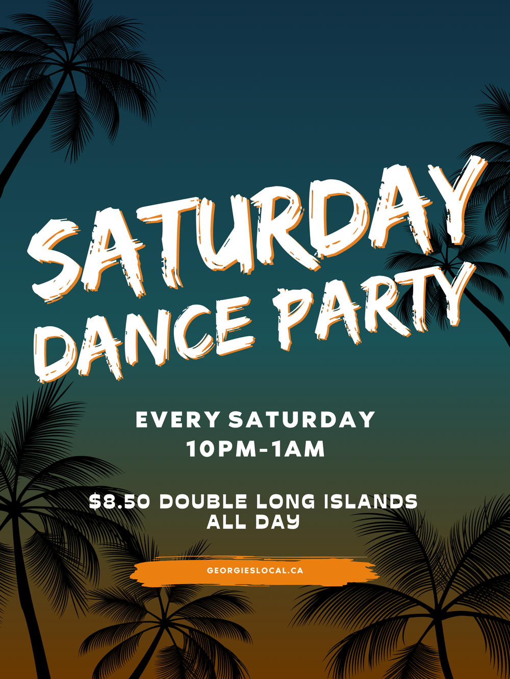 Saturday Night Dance Party - Georgie's Local