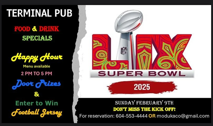 Super Bowl at Terminal Pub