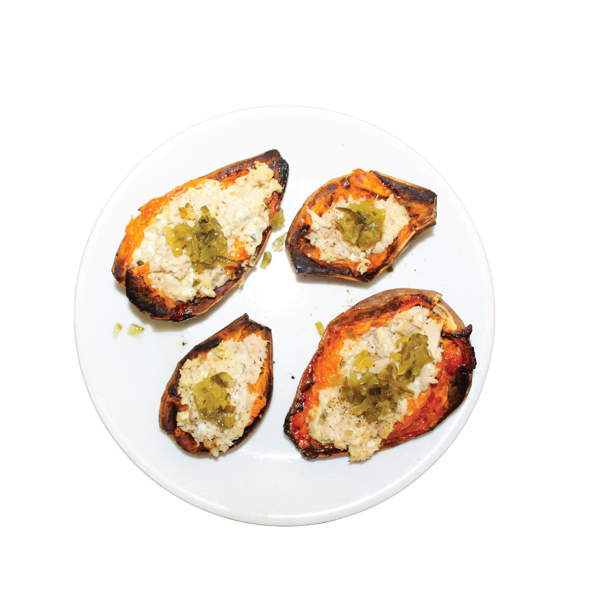 Tuna Salad Stuffed Sweet Potato