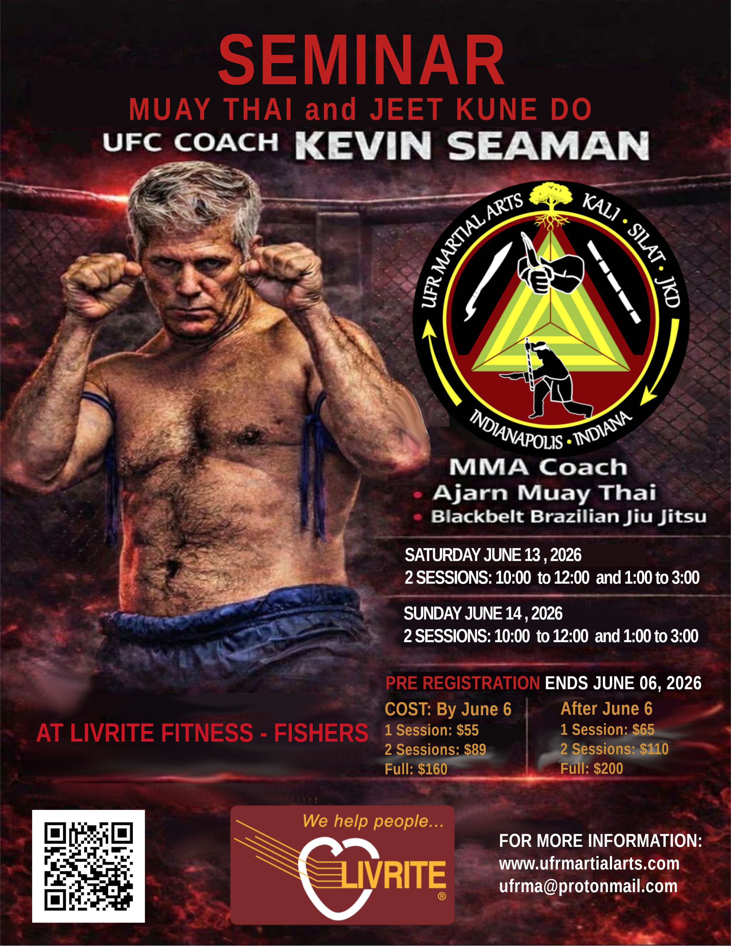 KEVIN SEAMAN SEMINAR JUNE 13 AND 14