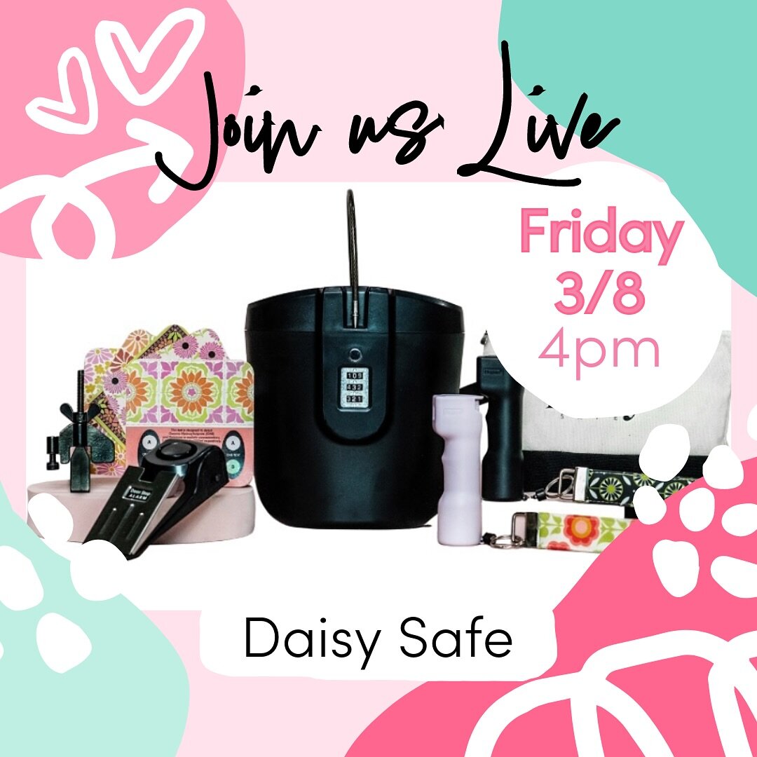 Y&rsquo;all!!!! Plan to jump on with me and my friends from @daisy.safe on Friday at 4pm@ CST!  As another woman owned business, they are doing amazing things for your personal safety.  With all the craziness going on in the world we can all use tool