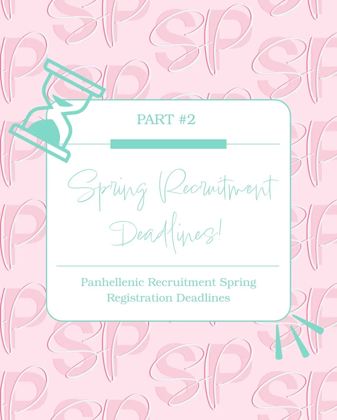 Part 2 of Spring Recruitment registration deadlines! Every campus is different, stay ahead and register early👩🏻&zwj;💻✔️

#SororityRecruitment #SororityRush #GoGreek #Registration #College #RushTok