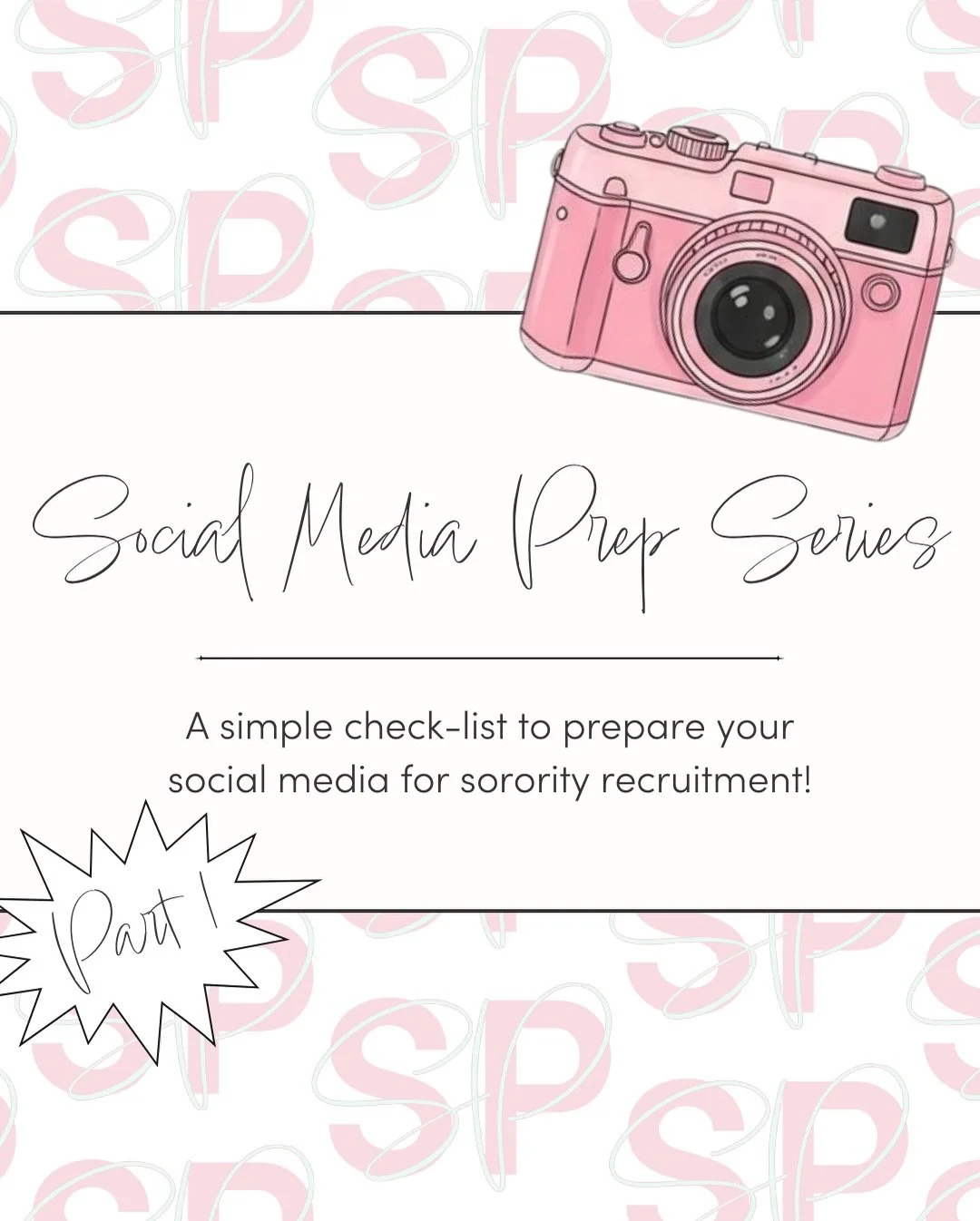 Social Media Prep Checklist - Part 1📱✨ 

Your profile says a lot &mdash; let&rsquo;s make it shine and represent your best self before Spring Recruitment with this simple checklist! 

#SororityRecruitment #SocialMediaTips #Classof2030 #SocialMedia #