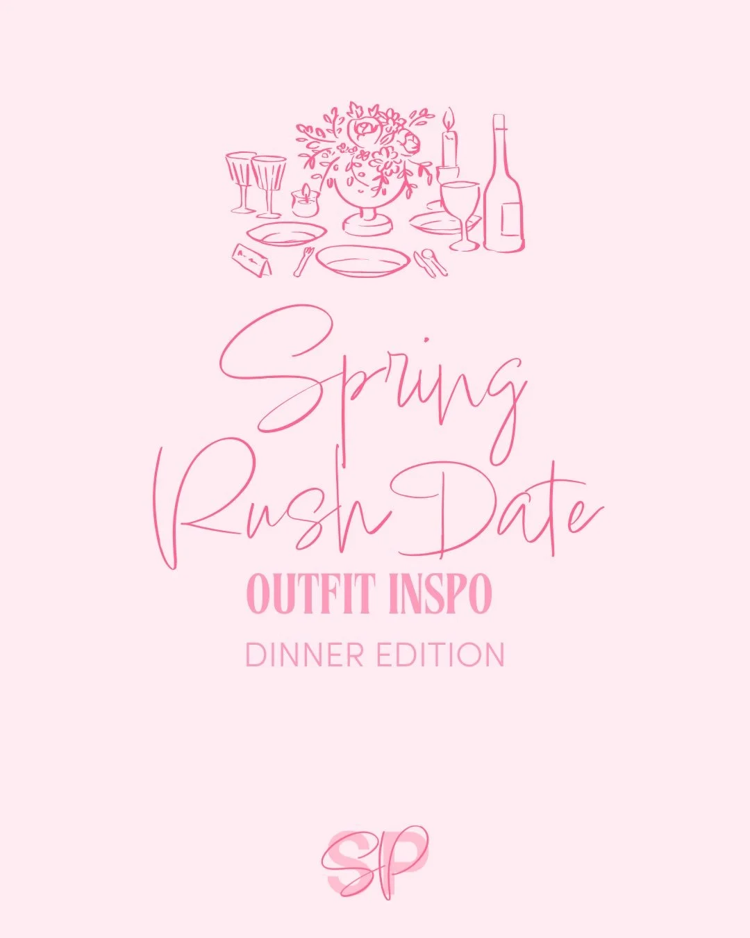 Spring Rush Date Outfit Guide Series - Dinner Edition✨🍽️

Think chic but not overdone. The goal is to feel sophisticated, comfortable, and fully yourself while you focus on meaningful conversations. 💕
Save this for your next rush date and follow al
