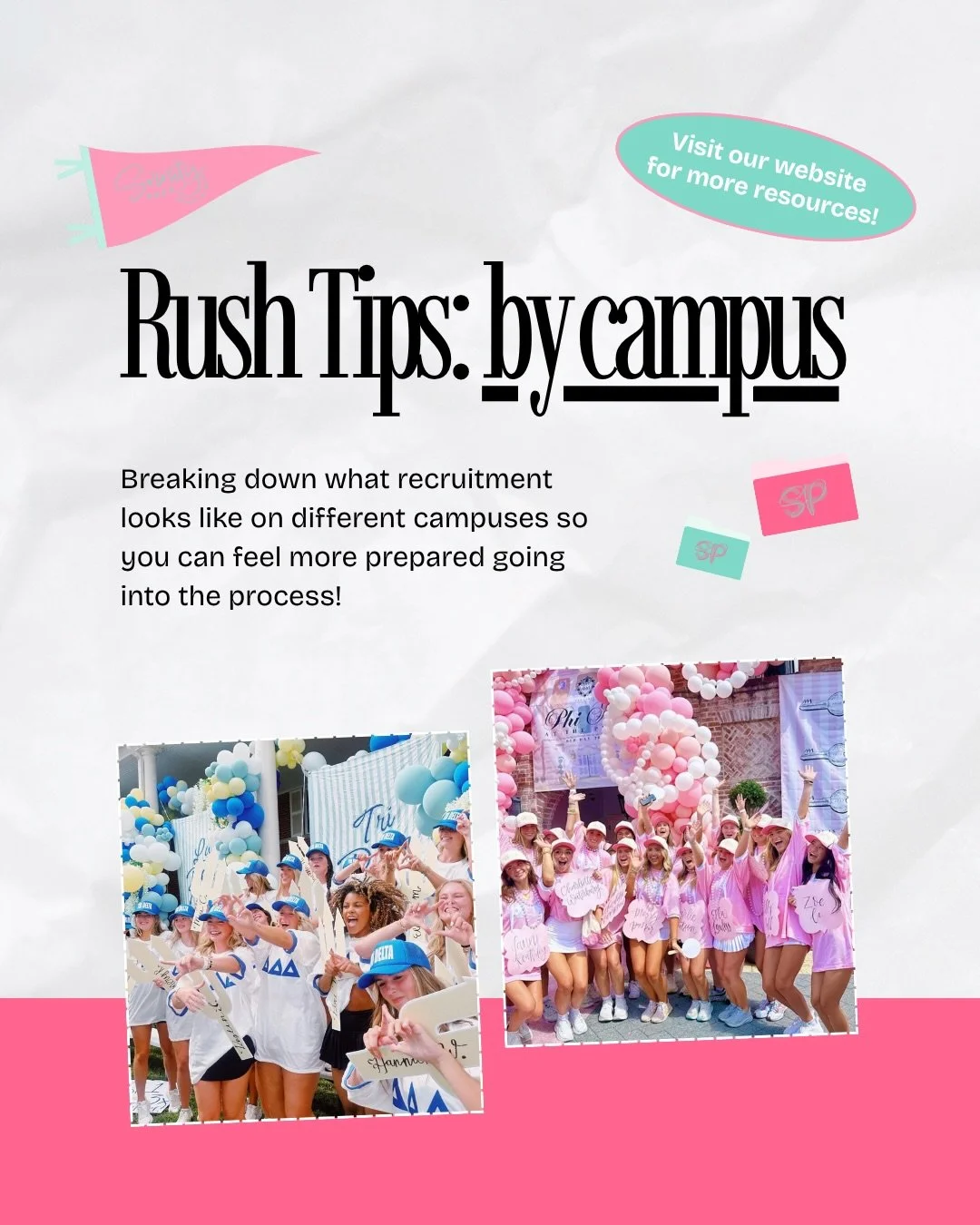 Recruitment looks a little different on every campus ✨ 

From schedules and traditions to how each round is structured, understanding the process at your school can make a big difference.

In this post, we&rsquo;re breaking down what recruitment look