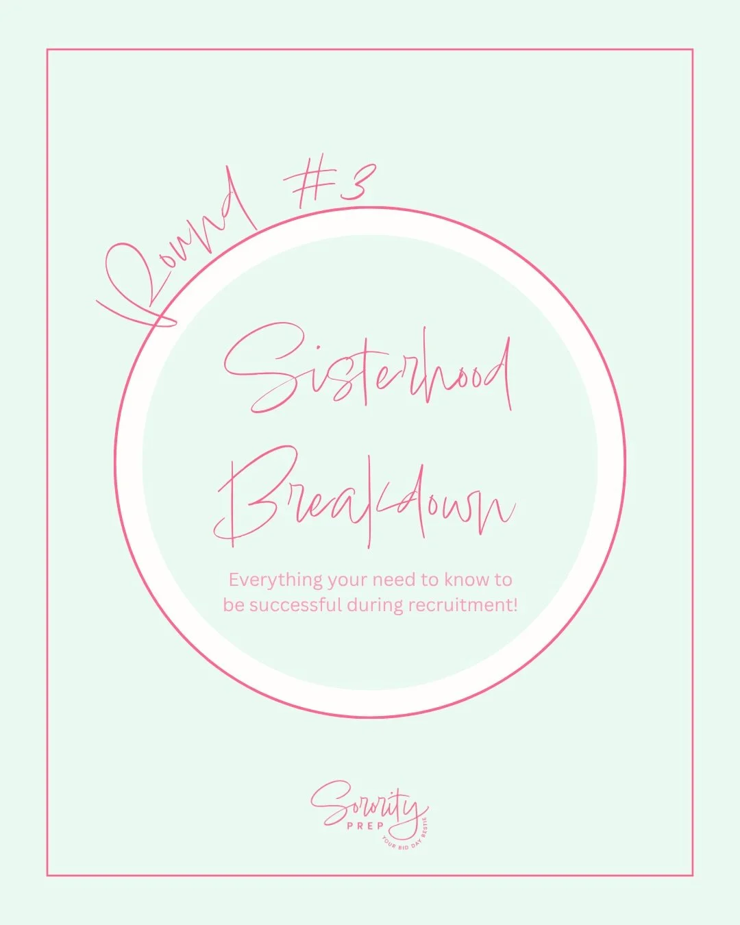 Next in our recruitment series: Sisterhood Round ✨🤍

This round is all about getting a deeper look at the chapter&rsquo;s community, values, and what day-to-day life as a member really looks like. In this guide, we&rsquo;re sharing what to expect, c