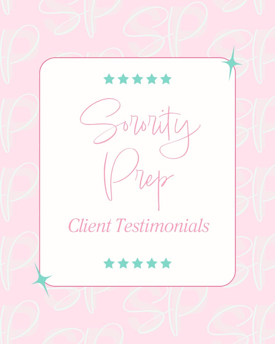 Hearing from our clients means everything to us 💕 

We love helping PNMs feel more confident, prepared, and excited as they head into recruitment. Thank you to the amazing girls who trusted Sorority Prep to be part of their journey! ✨ 

#SororityRec