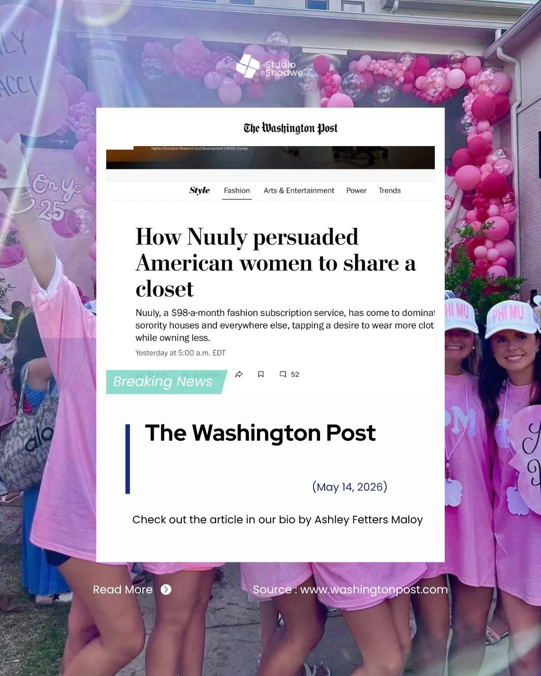 Honored to be featured in this recent Washington Post article sharing insight into the evolving world of sorority recruitment ✨ Link to article in our bio.

Recruitment today is more competitive than ever&mdash;and making a strong, genuine first impr