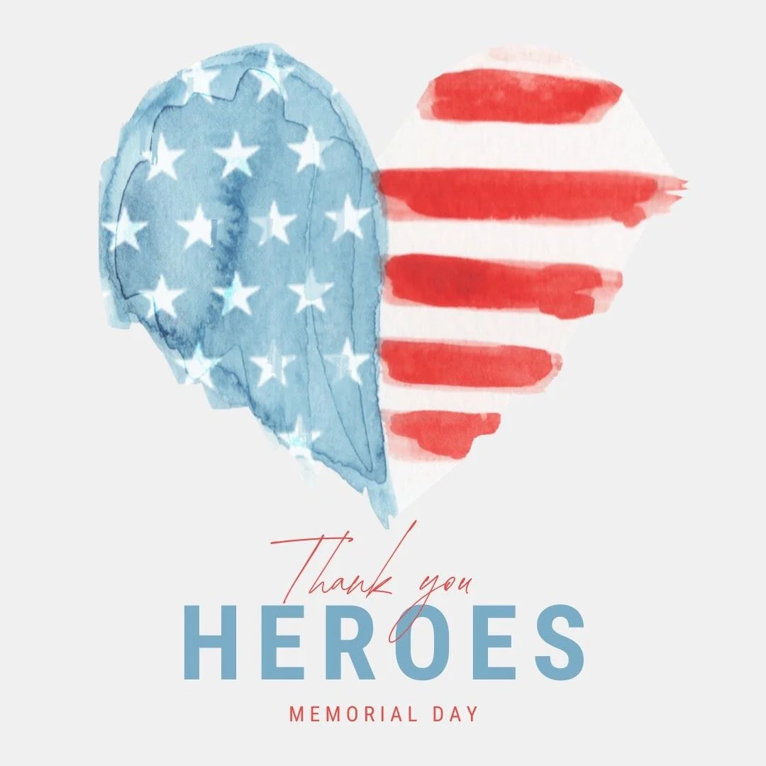 Today we remember and honor the brave heroes who gave everything for our freedom. 🇺🇸❤️
Wishing everyone a meaningful Memorial Day filled with gratitude, reflection, and time with the people you love most. May we never forget the courage and sacrifi