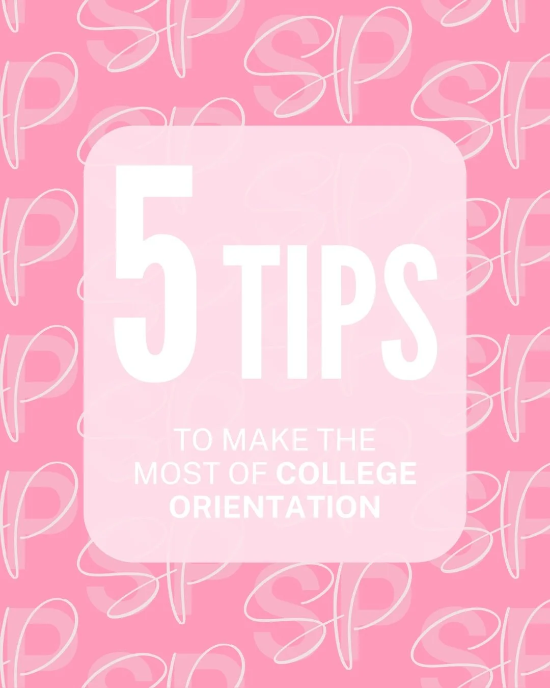 College orientation is your first chance to start building connections, exploring campus, and getting comfortable in your new home 🎓✨

Whether you&rsquo;re meeting future classmates, learning your way around campus, or preparing for recruitment, the