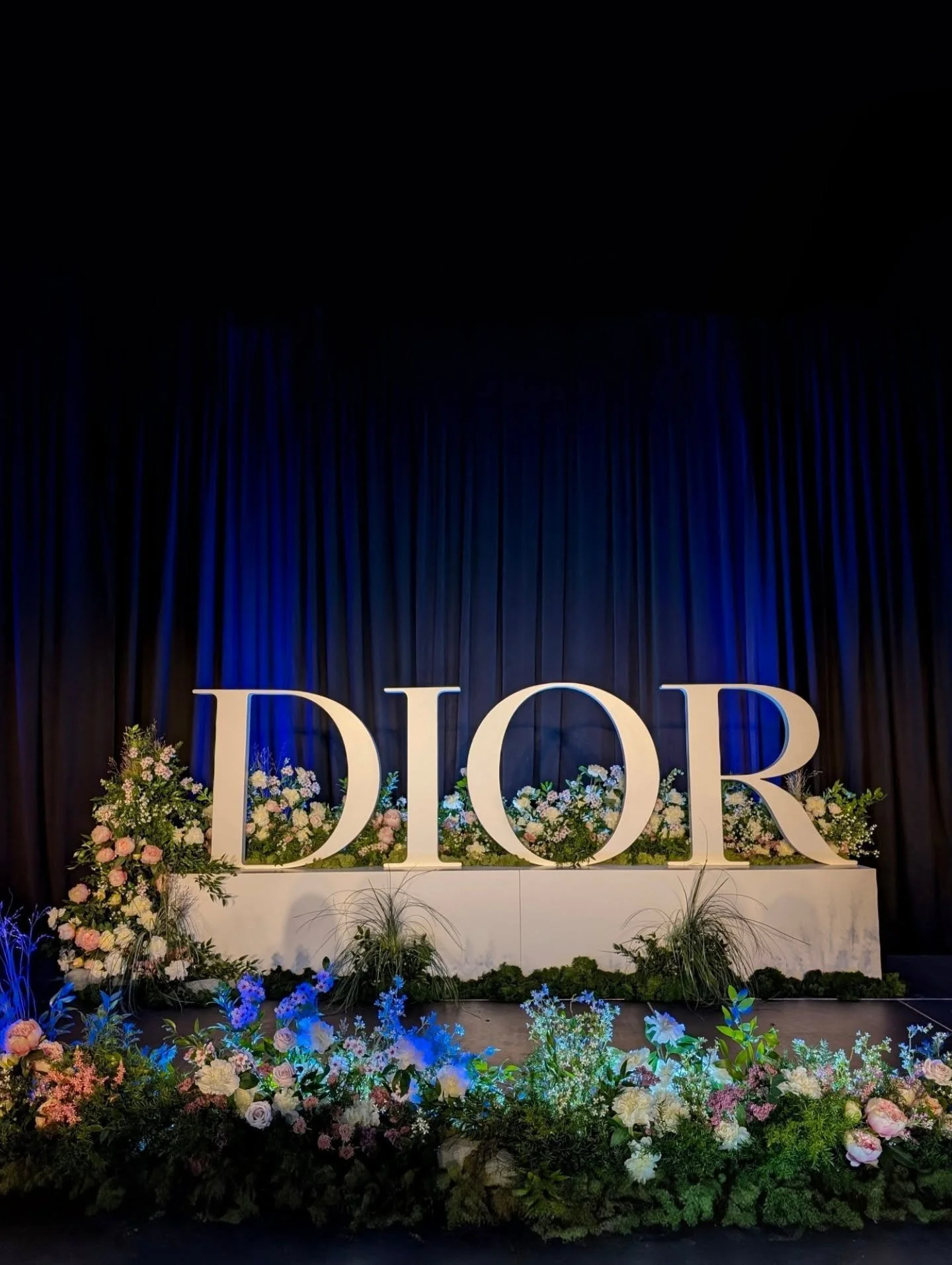 creating the @diorbeauty gardens