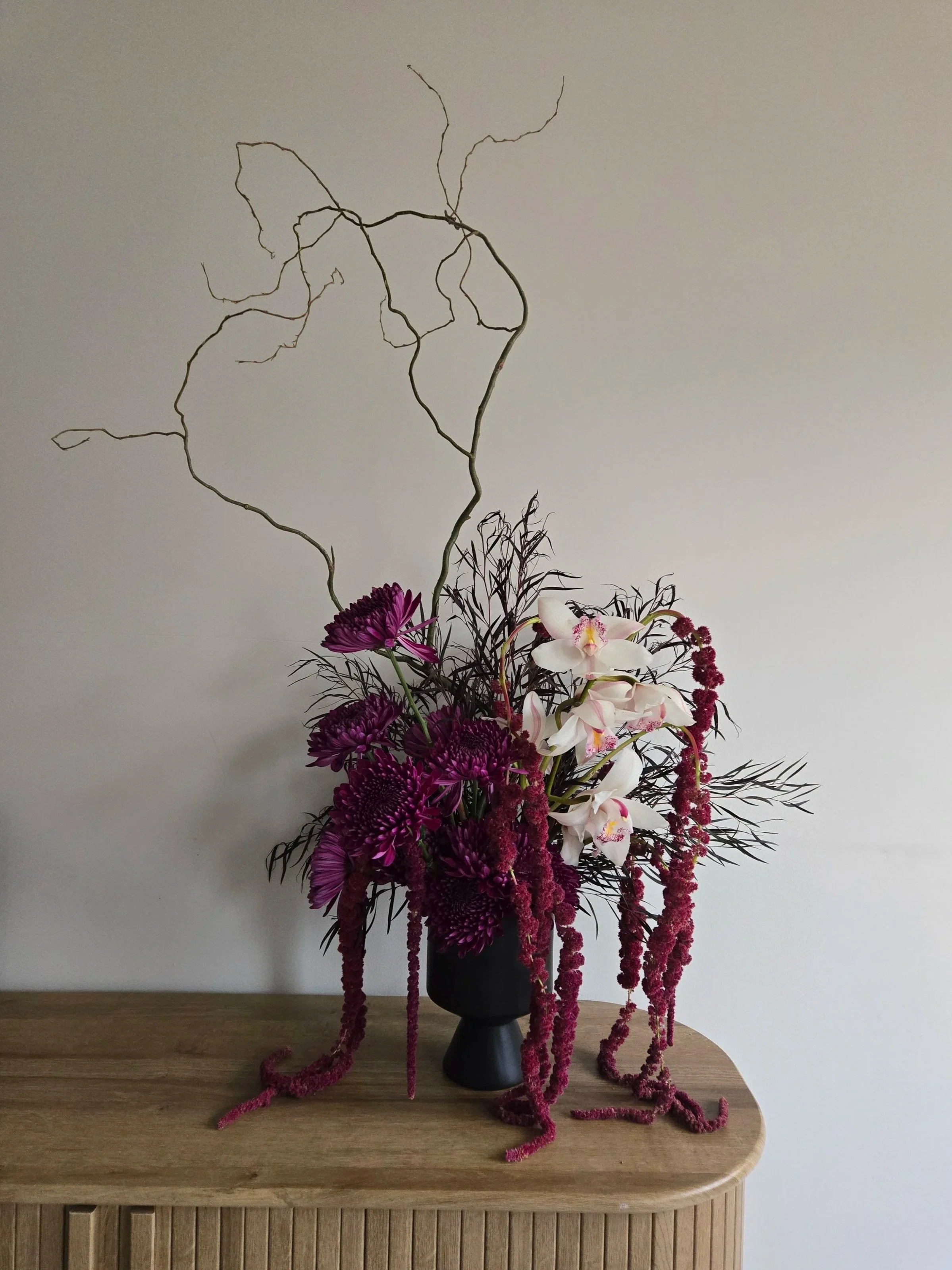 luxe modern ikebana: $340