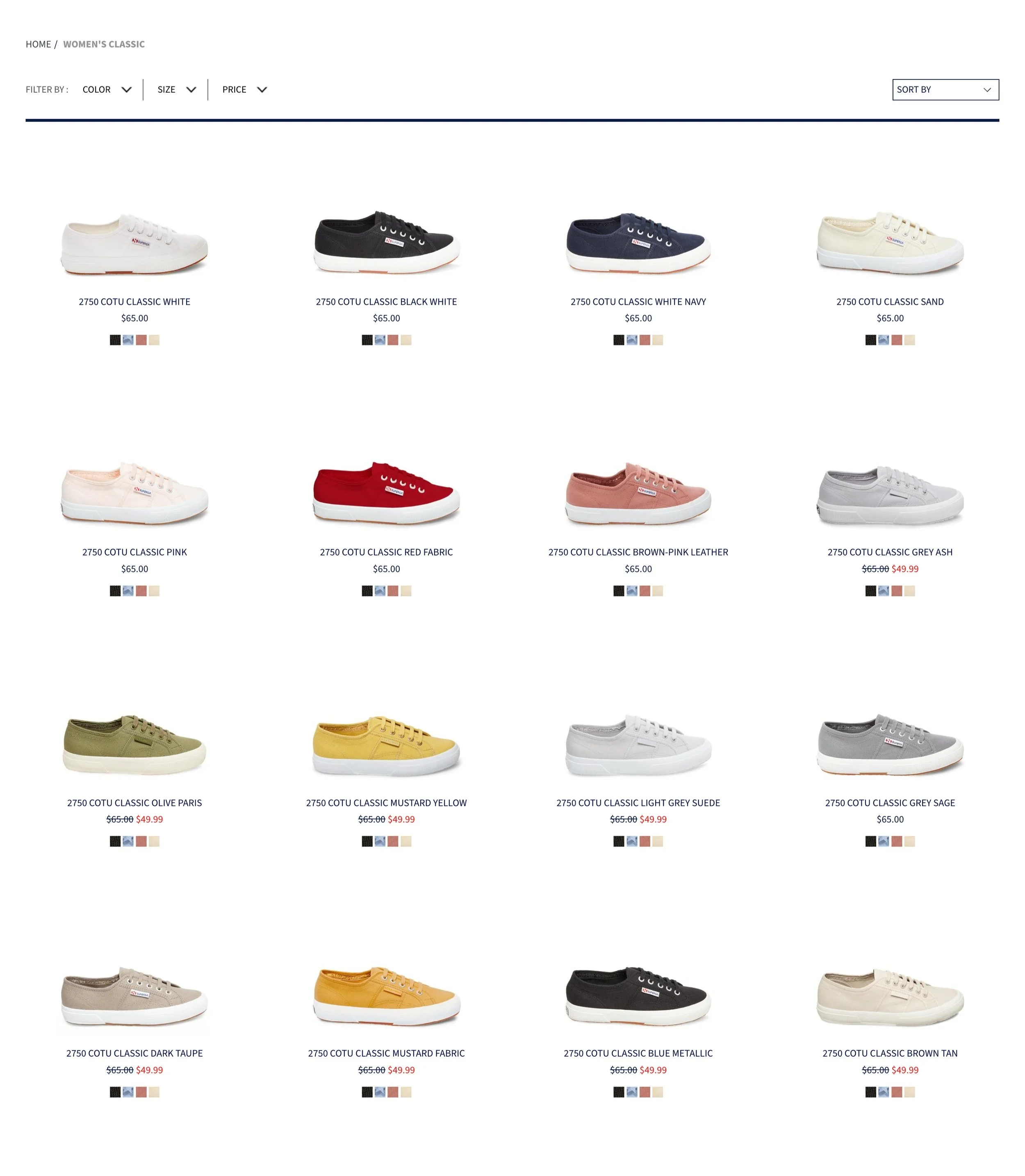 Superga - Steve Madden - Collection Page