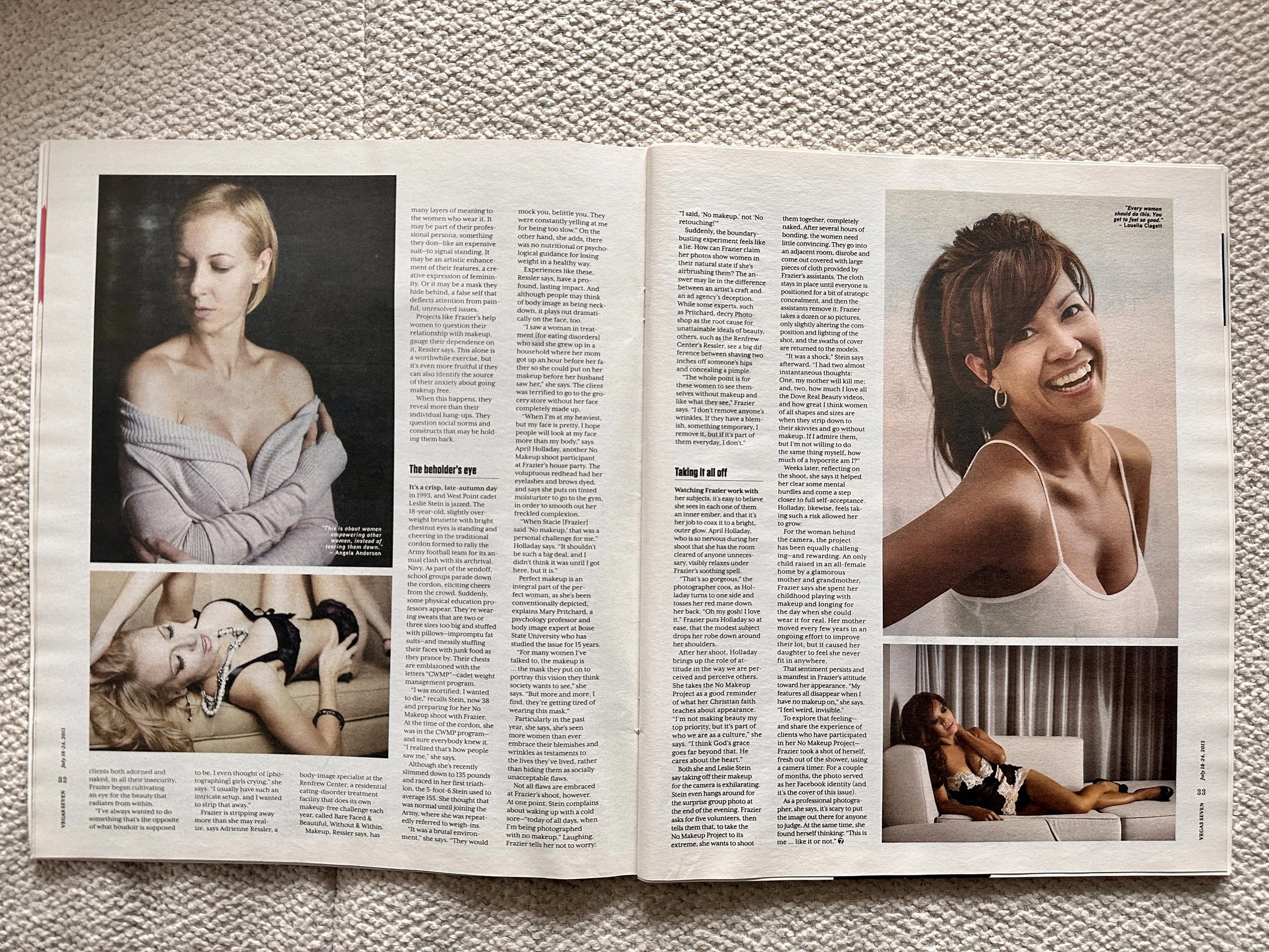 Vegas Seven Magazine Cover Article - What Is Beauty - Stacie Frazier