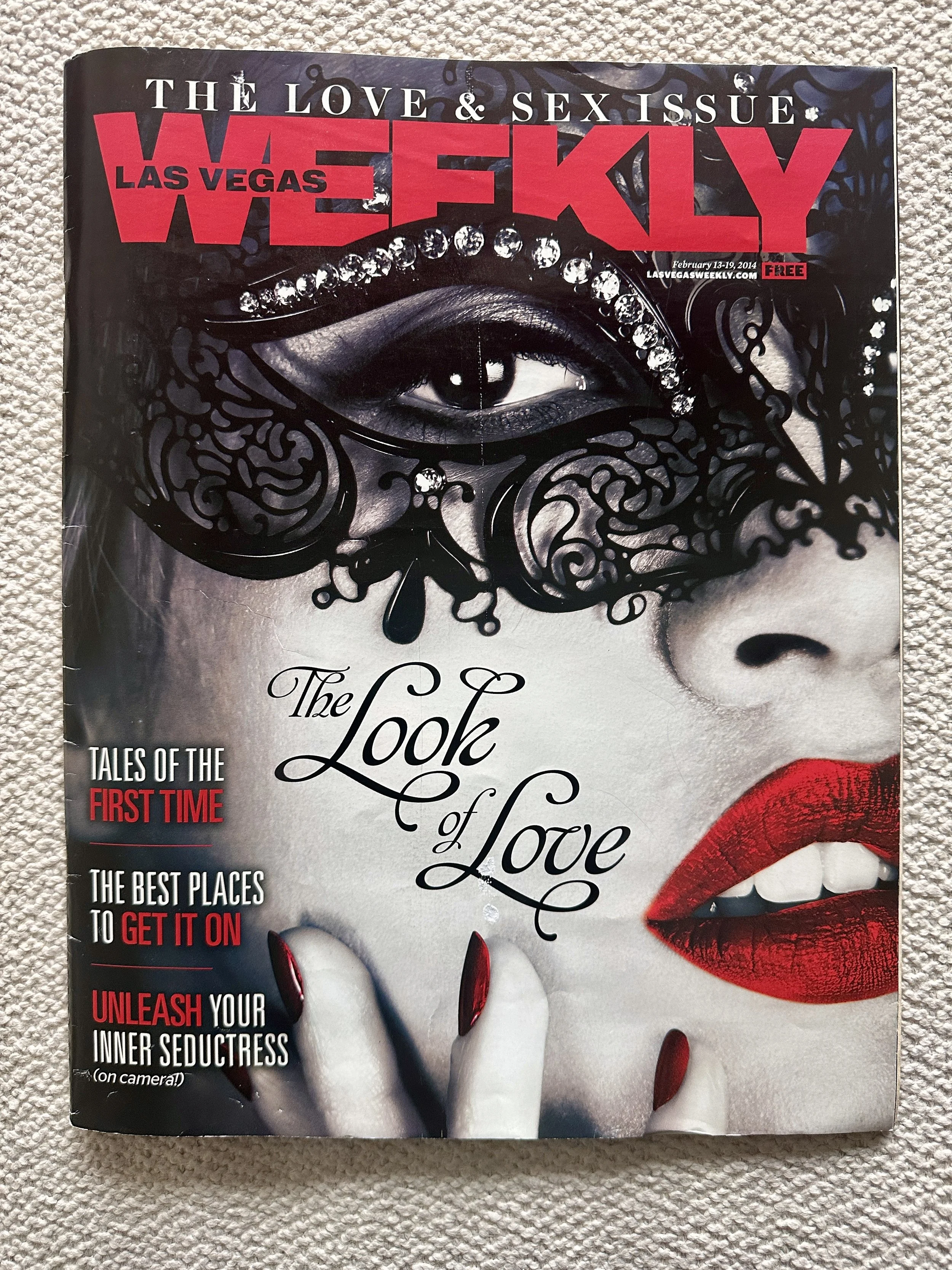 Las Vegas Weekly Love & Sex Issue cover — “The Look of Love”