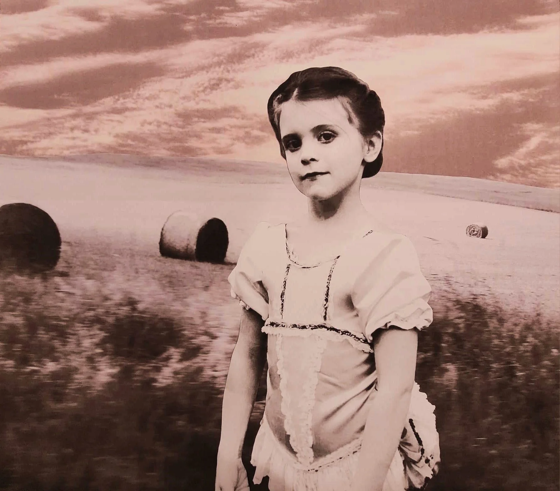 Ballerina in the Hayfield   48"x42"