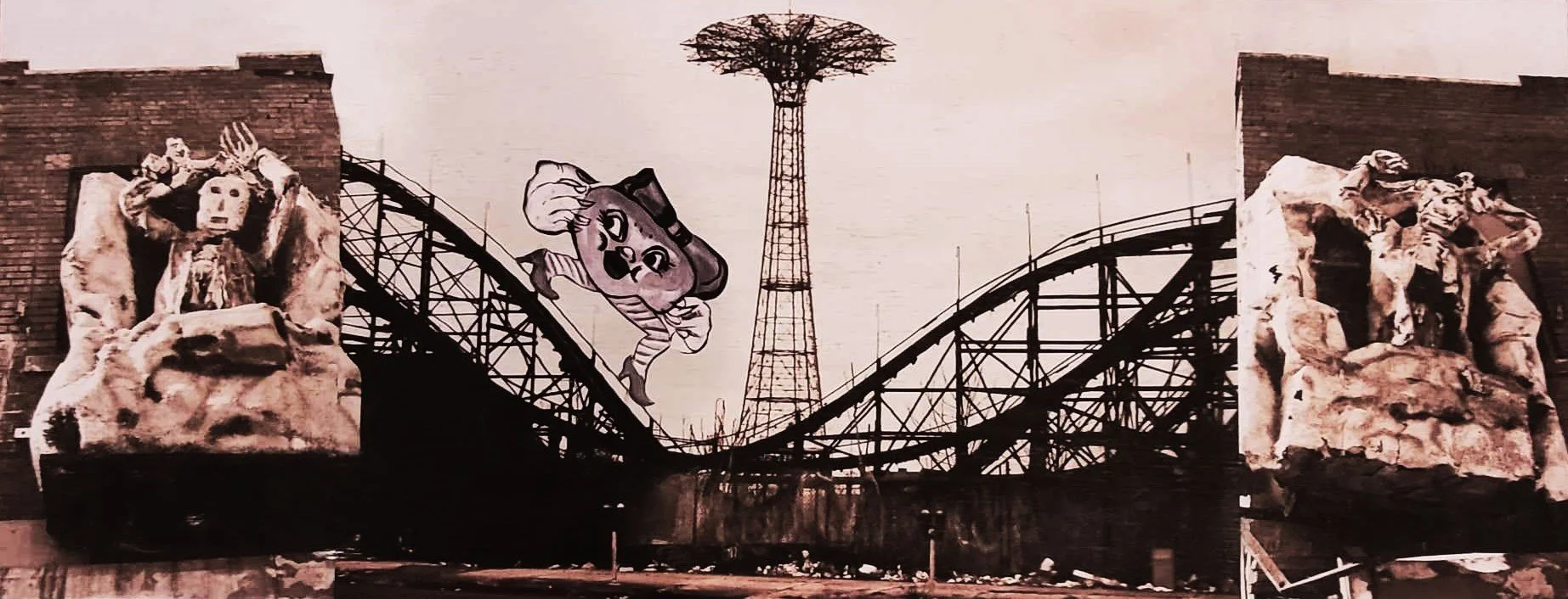 Coney Island Relics   48"x18.75"
