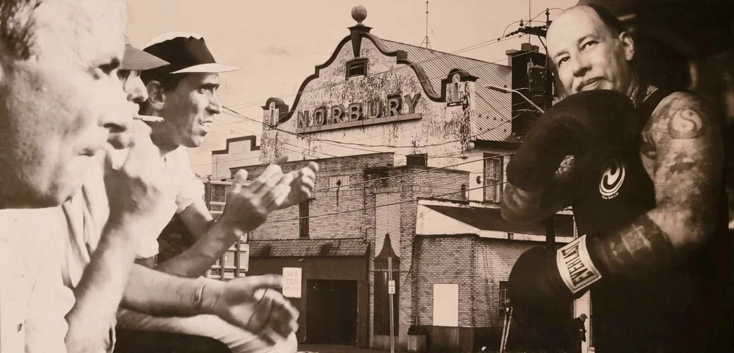 Fans and the Pugilist 48"x24"