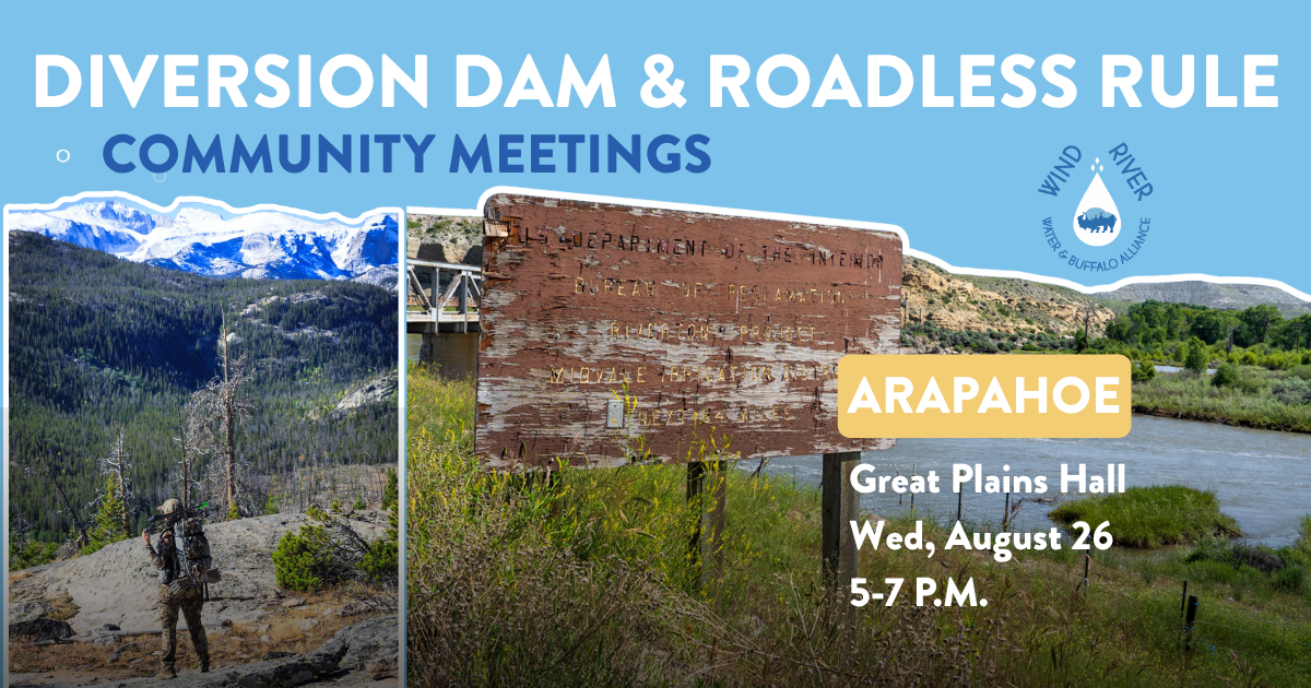 Diversion Dam &amp; Roadless Rule Community Meeting: Arapahoe