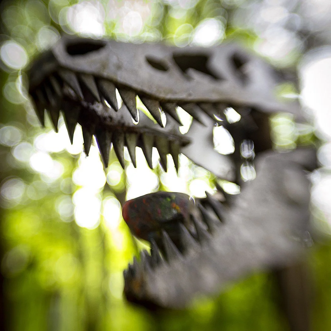 RAAAAWR!!!!! Happy Halloween!!! #Lensbaby #Dinosaur #DinosaurSculputre #HappyHalloween