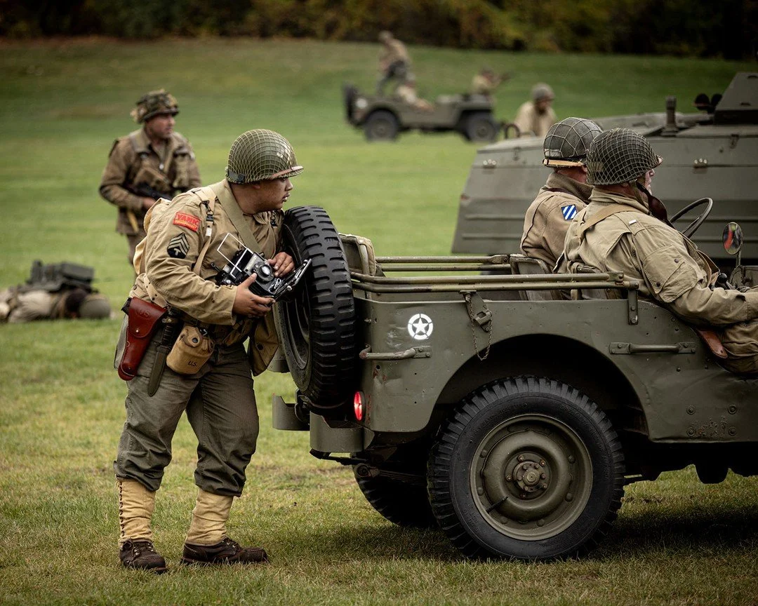 In the chaos of battle, there were those who carried not rifles, but cameras.⁠
They preserved truth at great risk &mdash; witnesses with film instead of firepower.⁠
⁠
This image honors those wartime photographers whose courage gave us the true view o