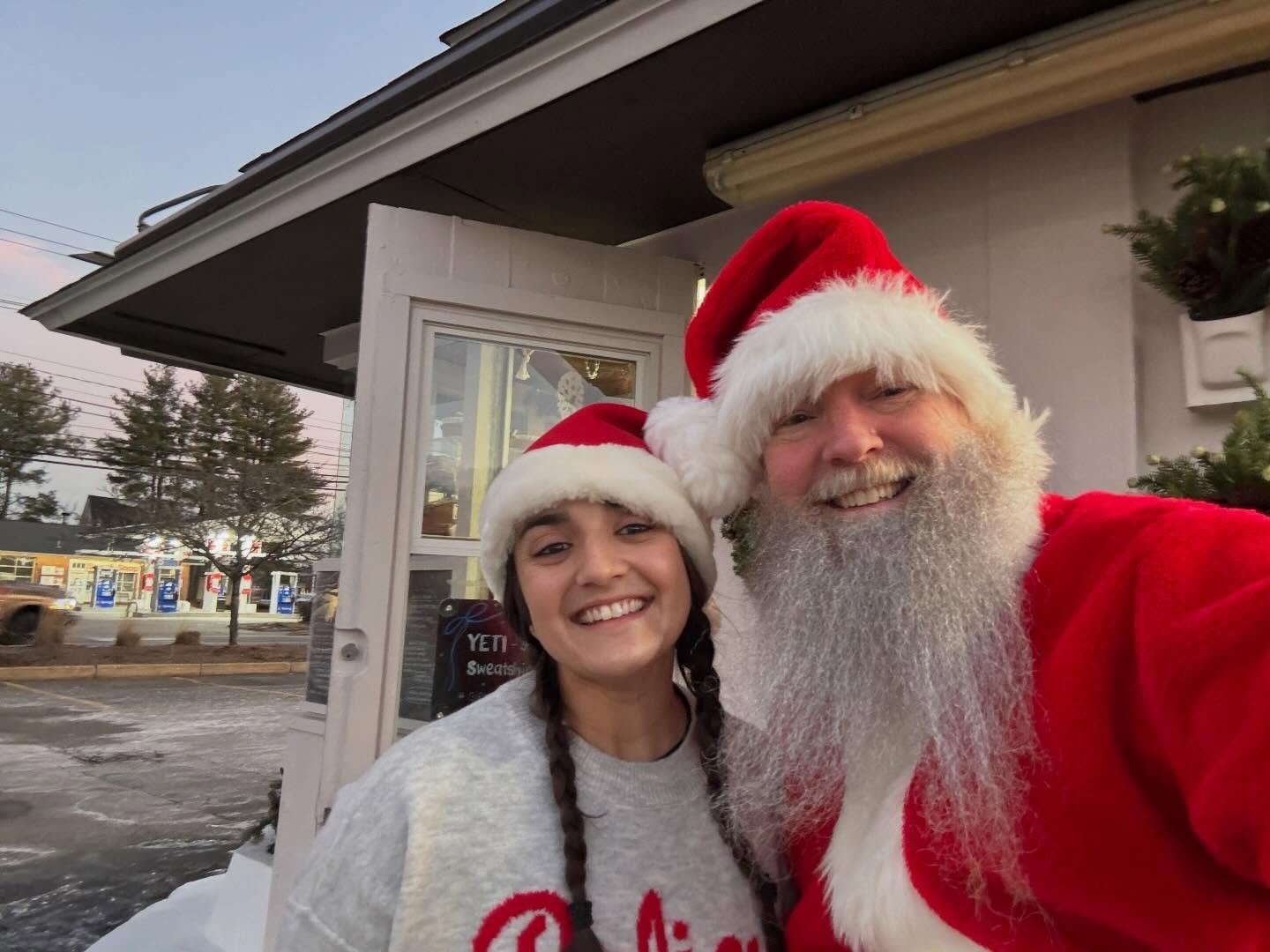 This morning, I am trading my camera bag for a red suit and a white beard so I could spread  caffeine, kindness, and a little holiday magic at The Coffee Hut. ☕🎄 @thehutdrivethru